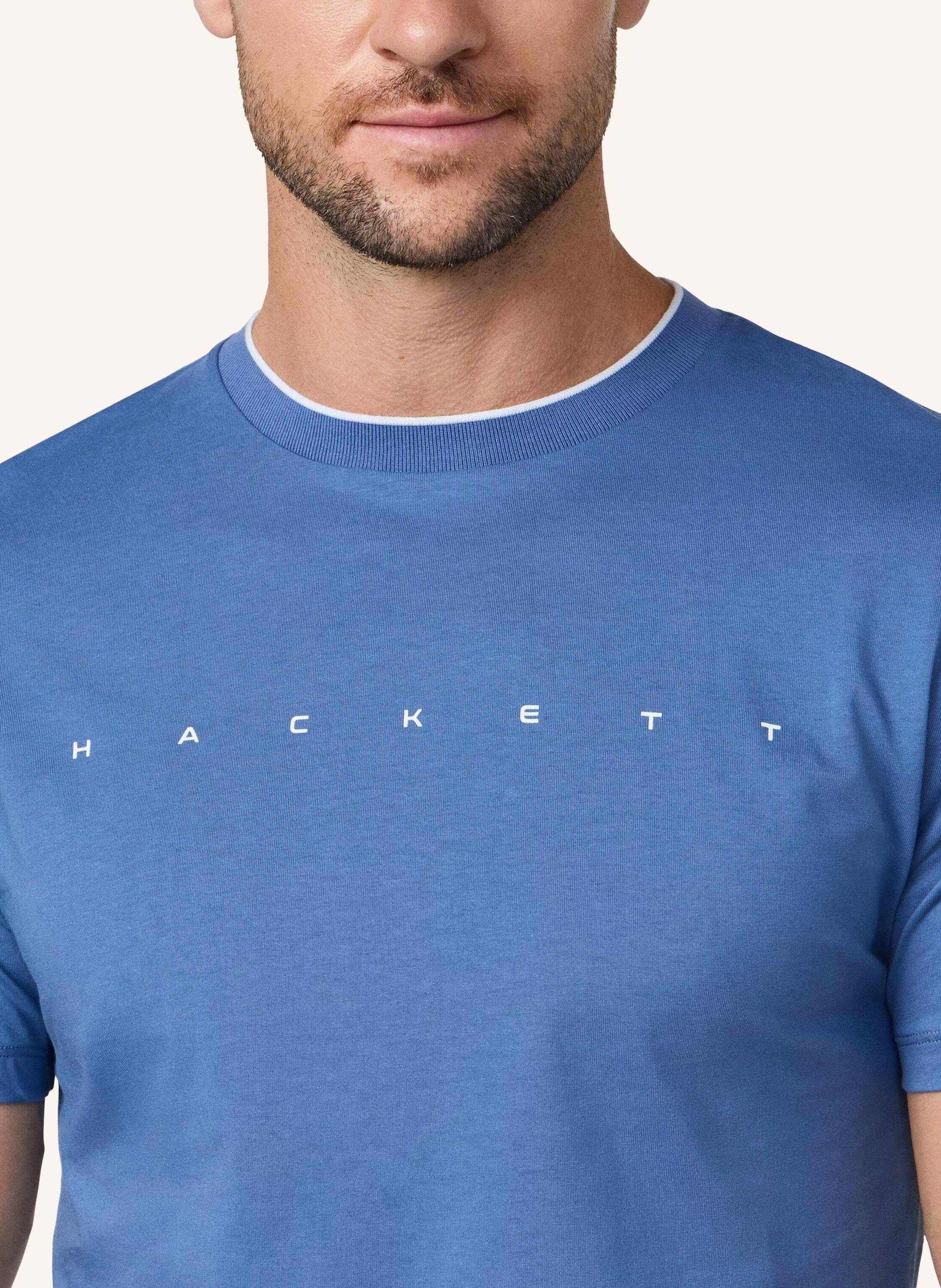Thumbnail - Hackett London T-Shirt Hs Essential Tee blau