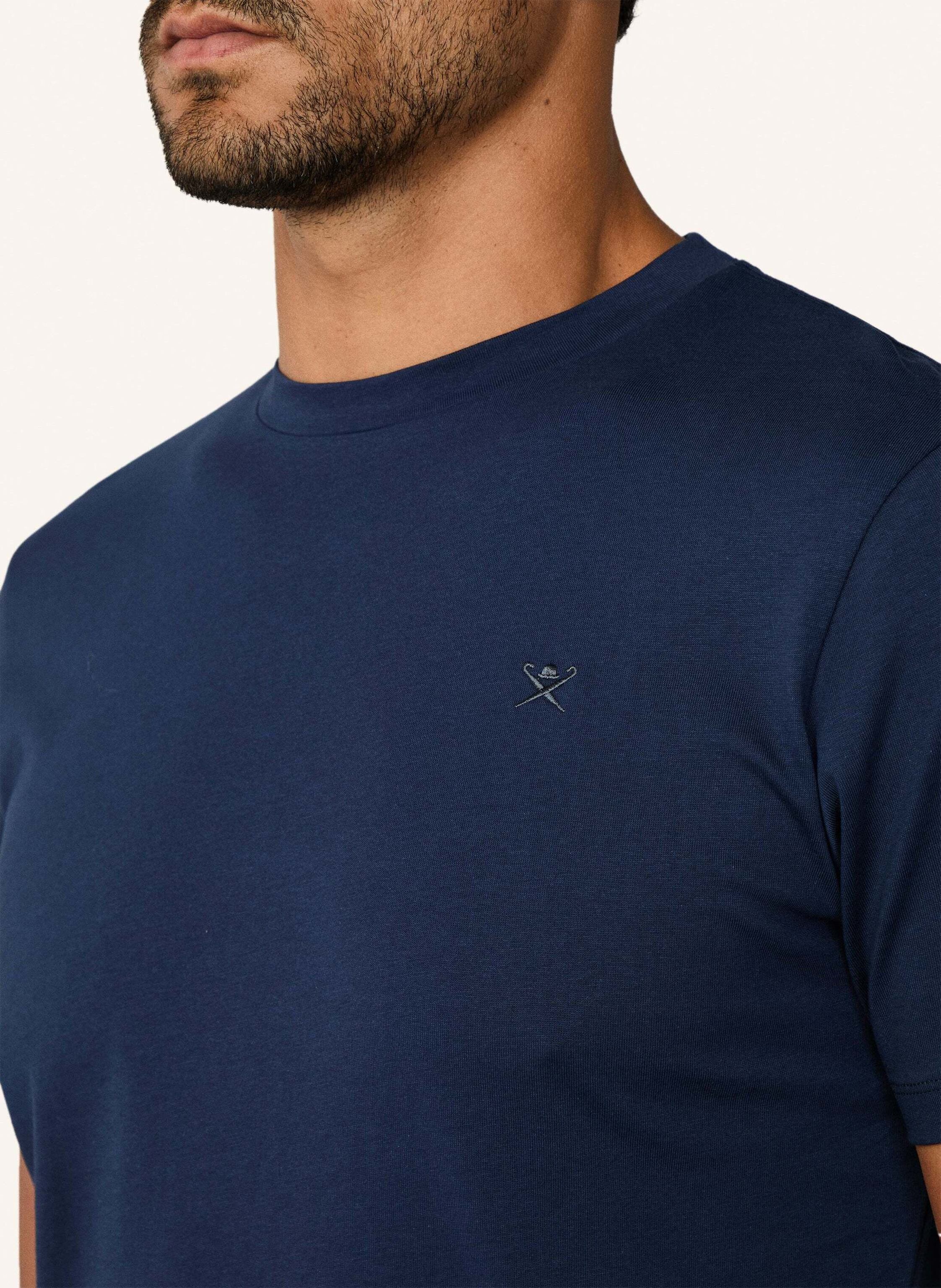 Thumbnail - Hackett London T-Shirt Ss Logo Tee blau