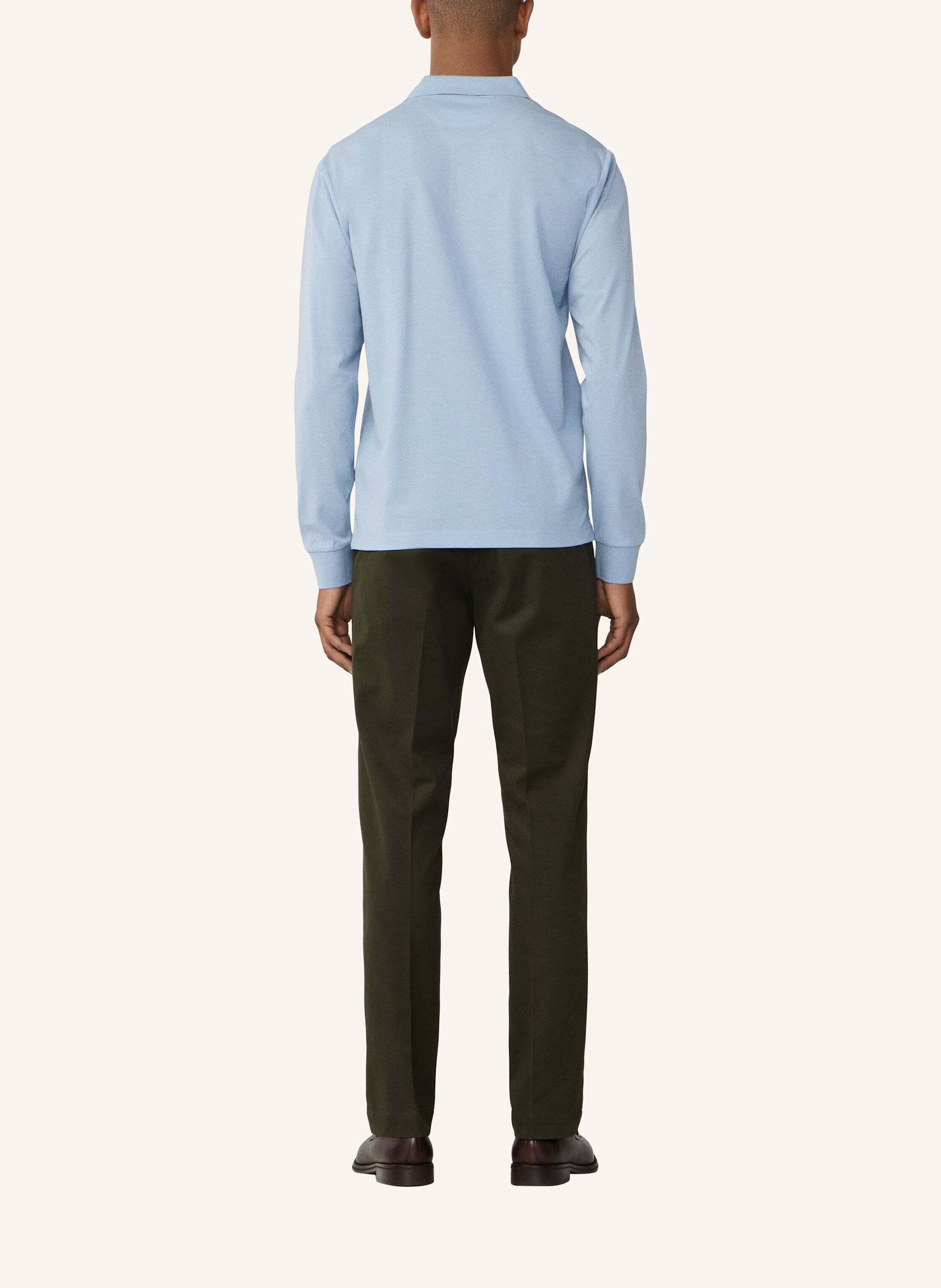 Thumbnail - Hackett London Poloshirt Fashioned Collar Ls blau