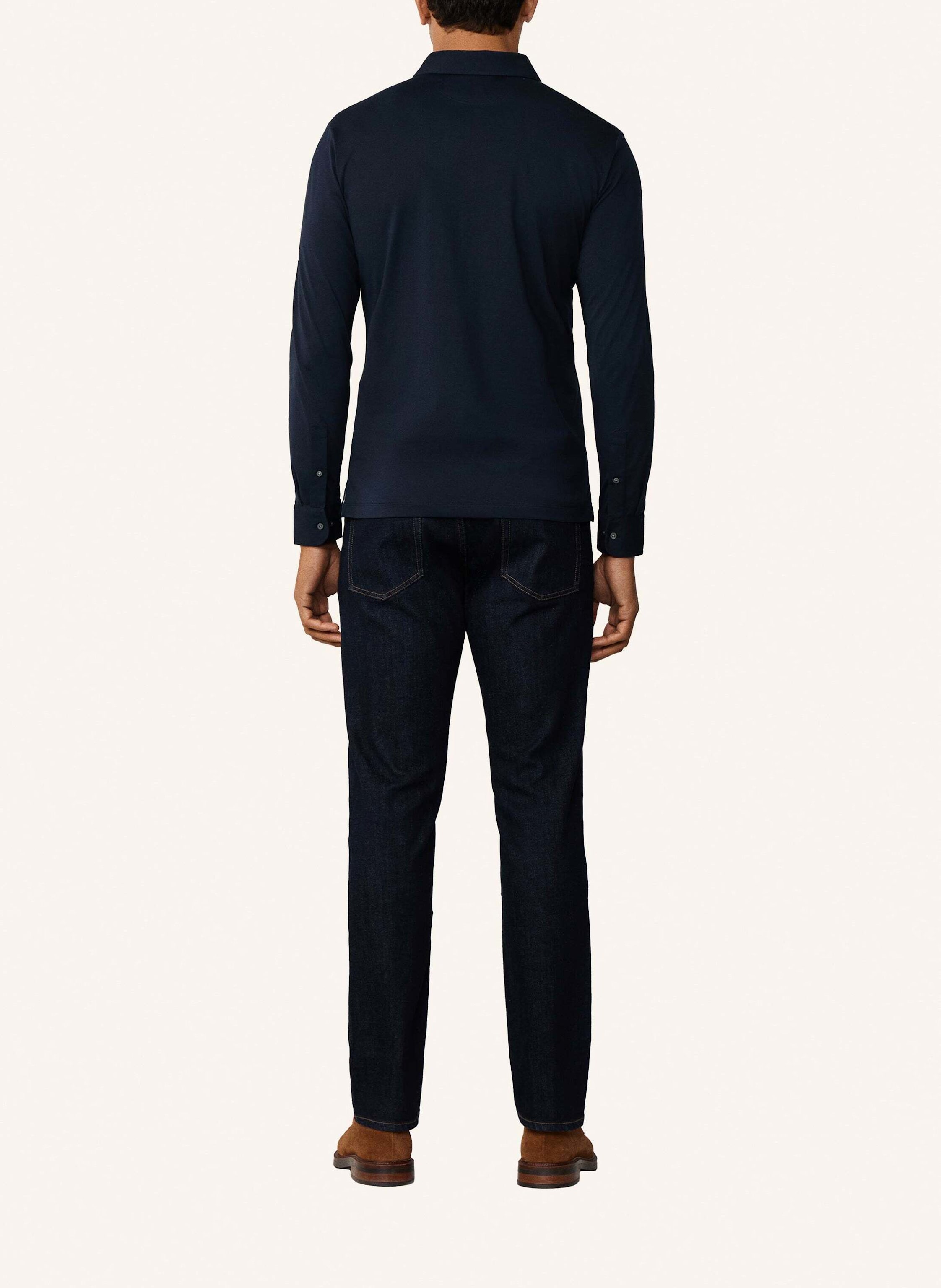 Thumbnail - Hackett London Poloshirt Pima Cotton Polo Ls blau