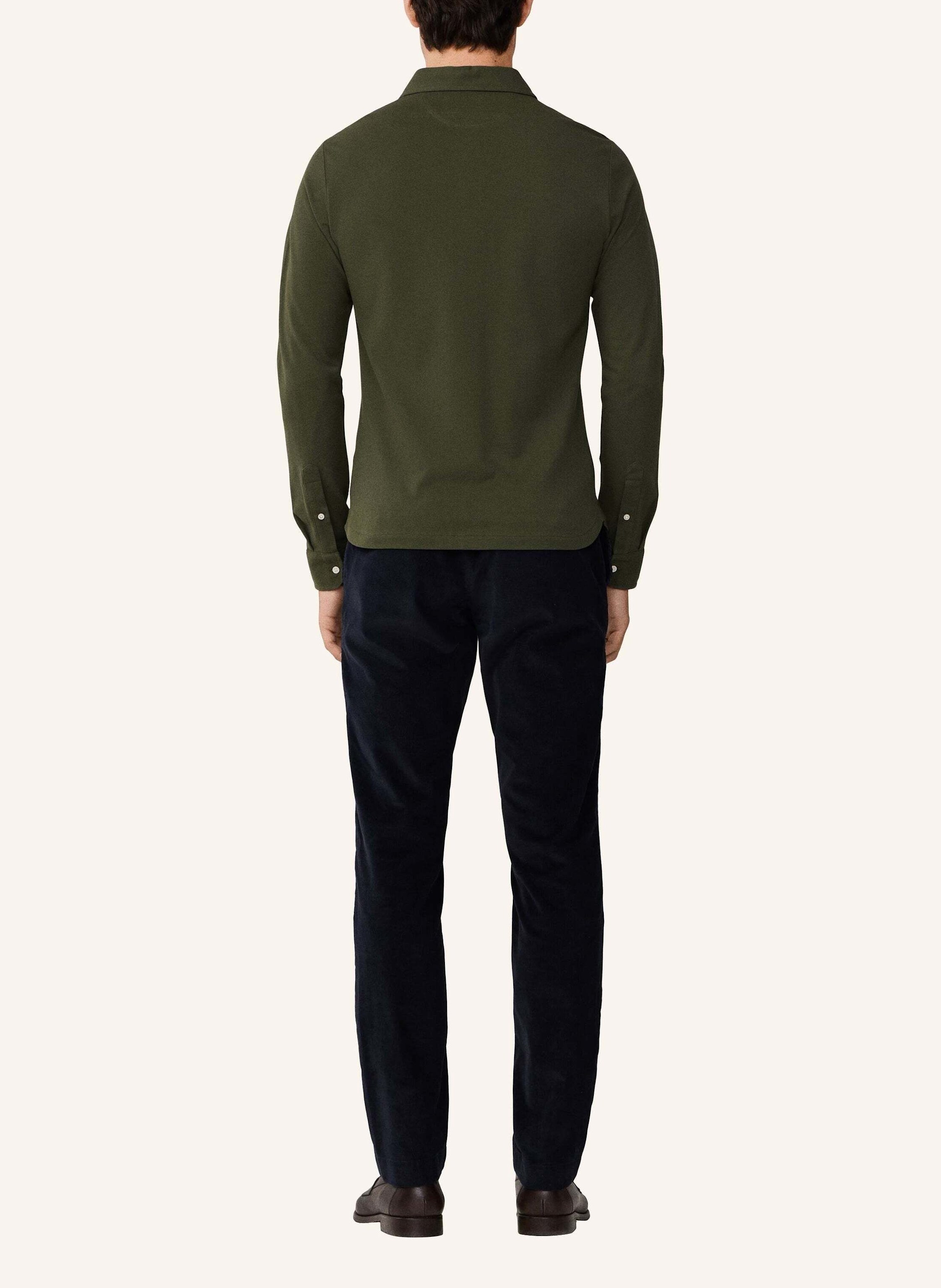 Thumbnail - Hackett London Poloshirt Piped Shirt Polo Ls gruen