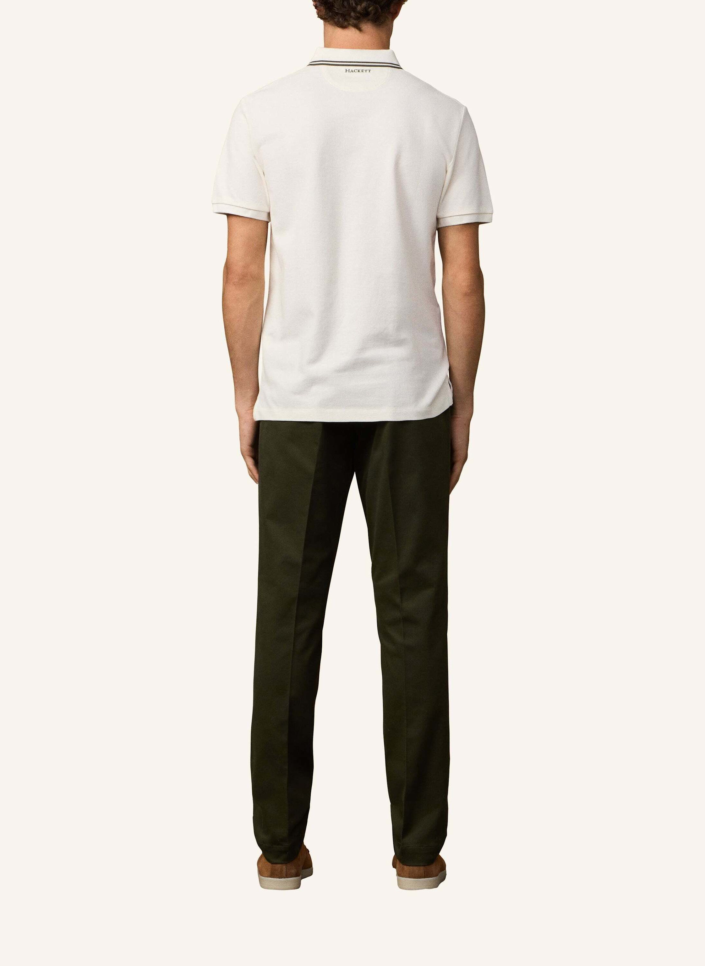 Thumbnail - Hackett London Poloshirt Heritage Badge Polo weiss