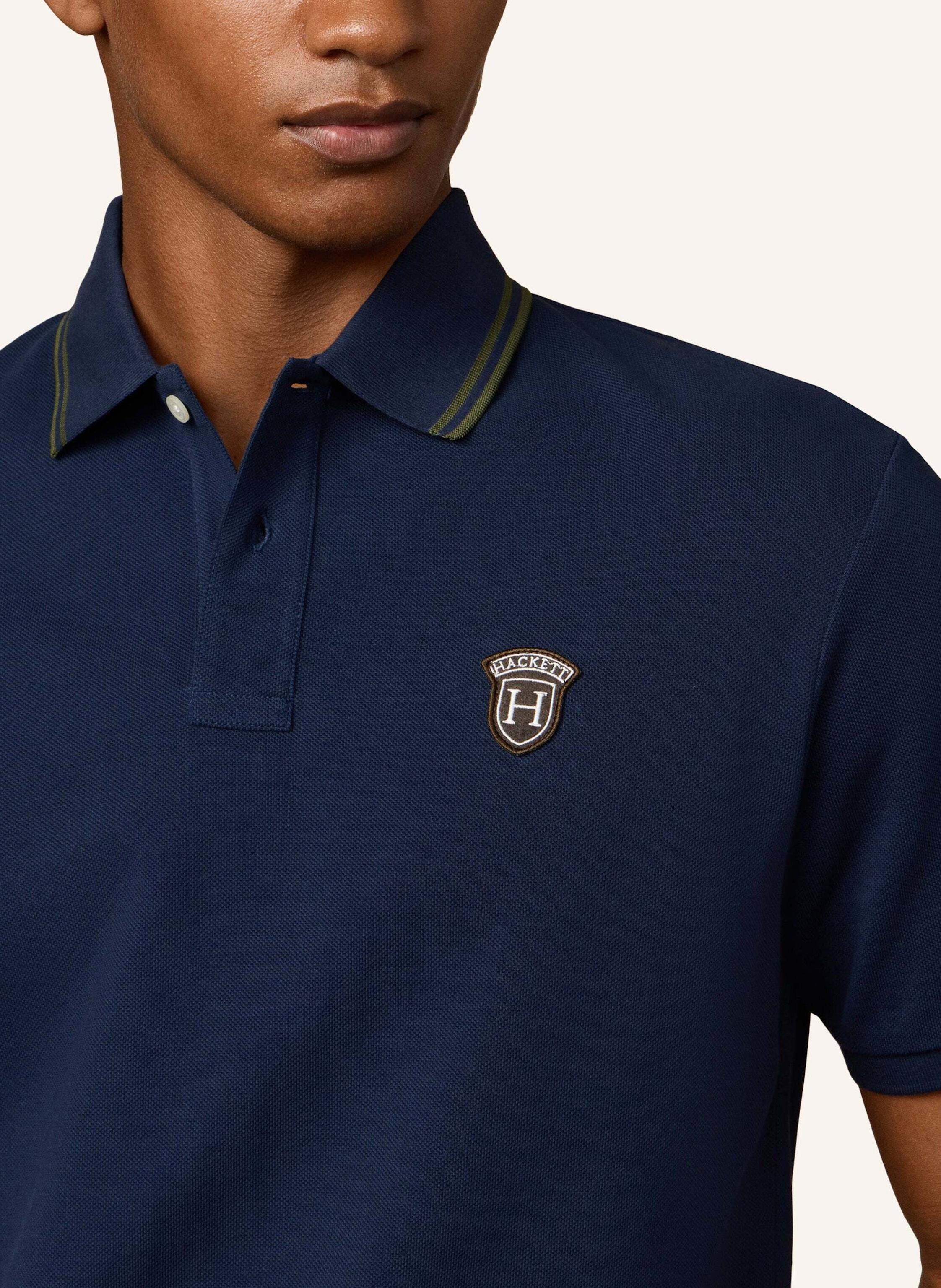 Thumbnail - Hackett London Poloshirt Heritage Badge Polo blau