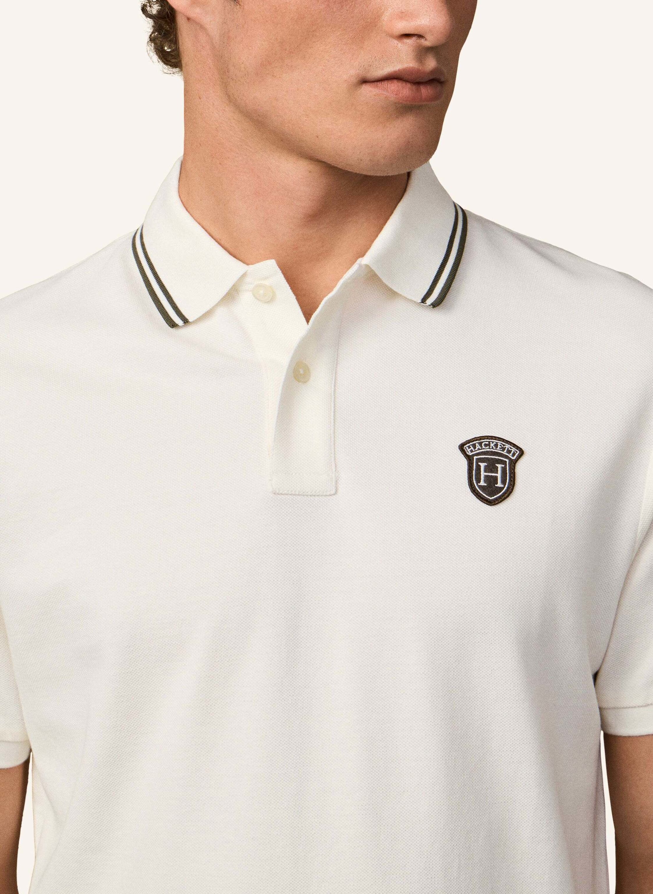 Thumbnail - Hackett London Poloshirt Heritage Badge Polo weiss