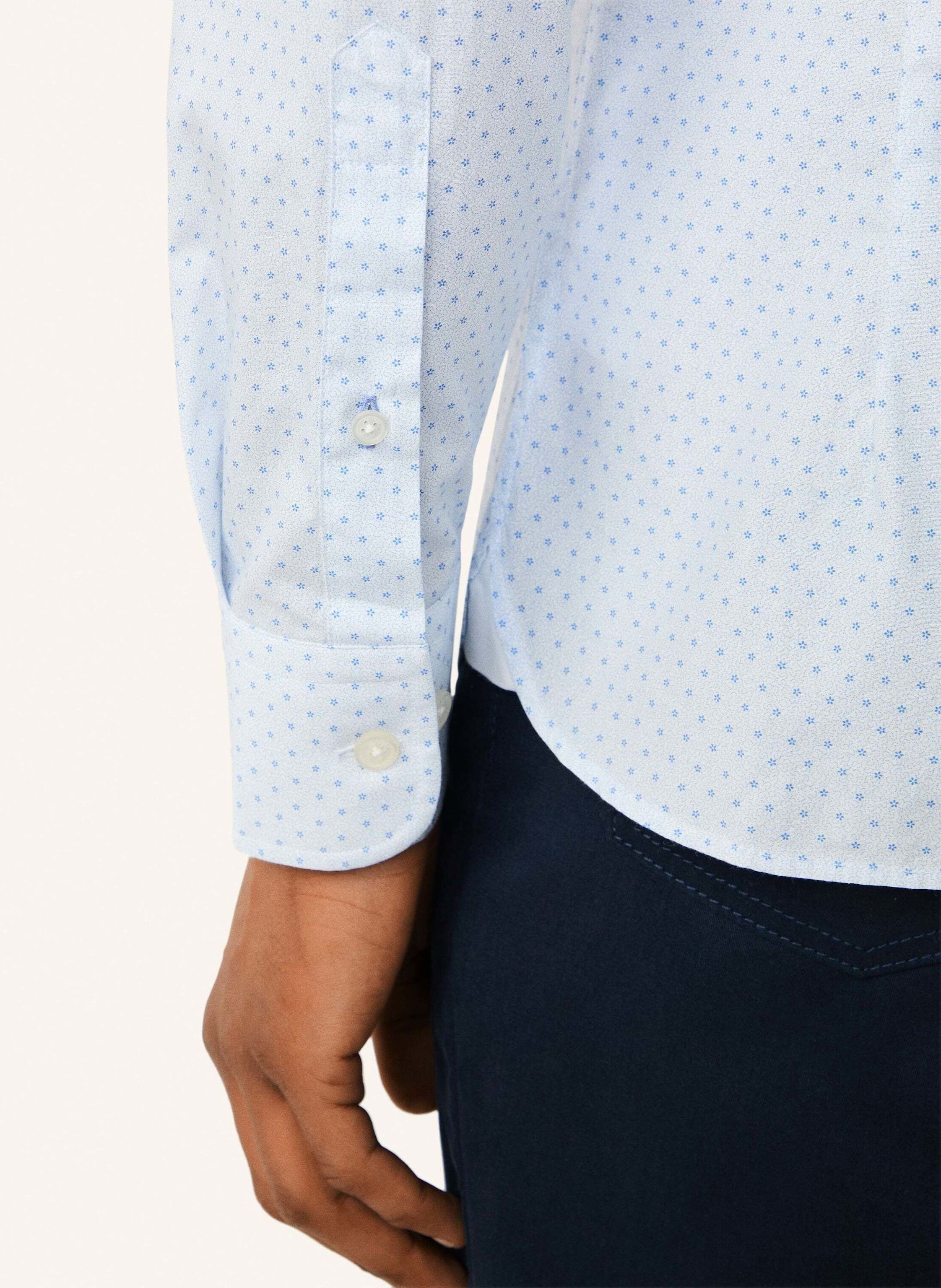 Thumbnail - Hackett London Freizeithemd Mini Floral blau