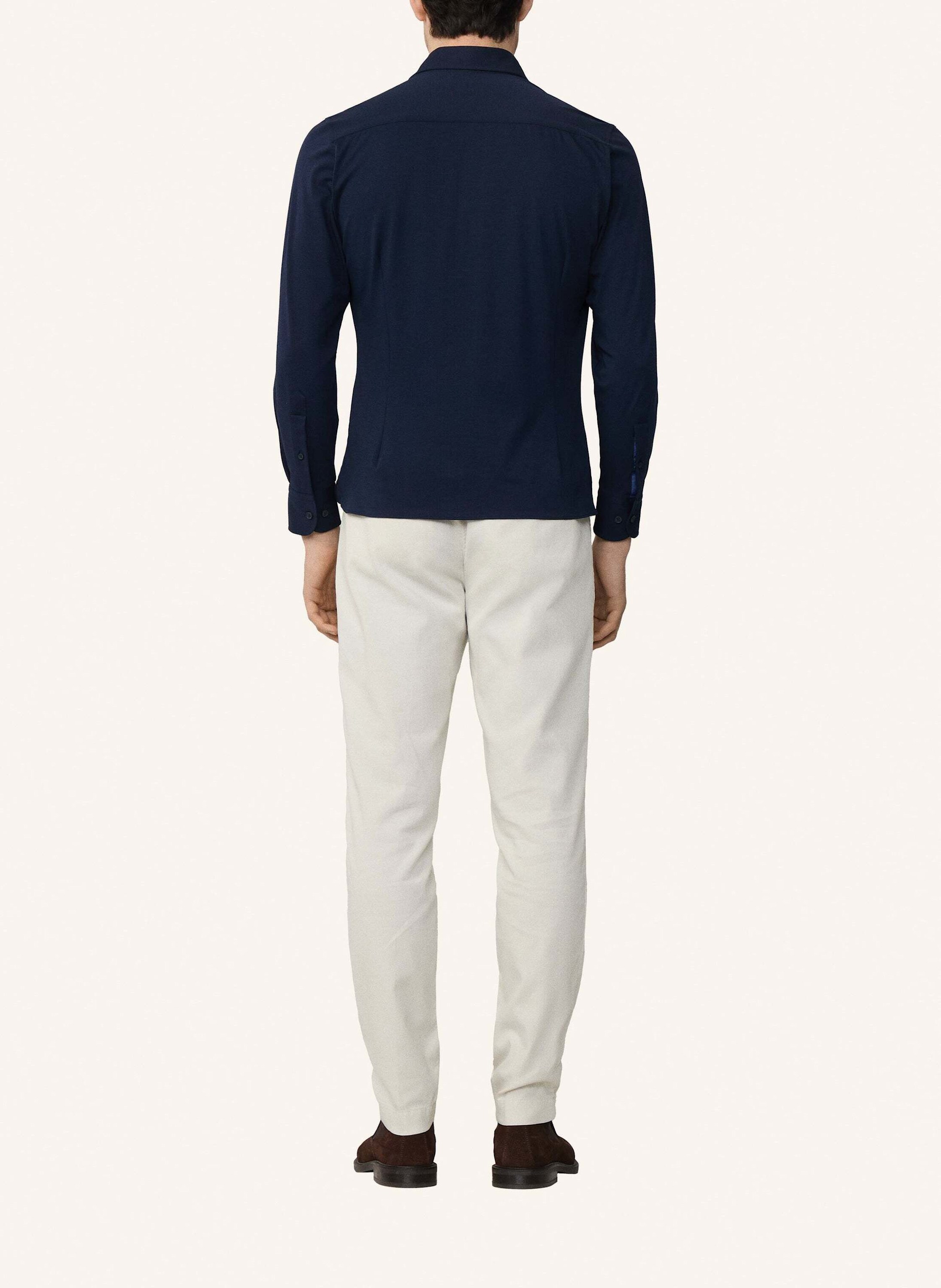 Thumbnail - Hackett London Freizeithemd Single Jersey Shirt blau