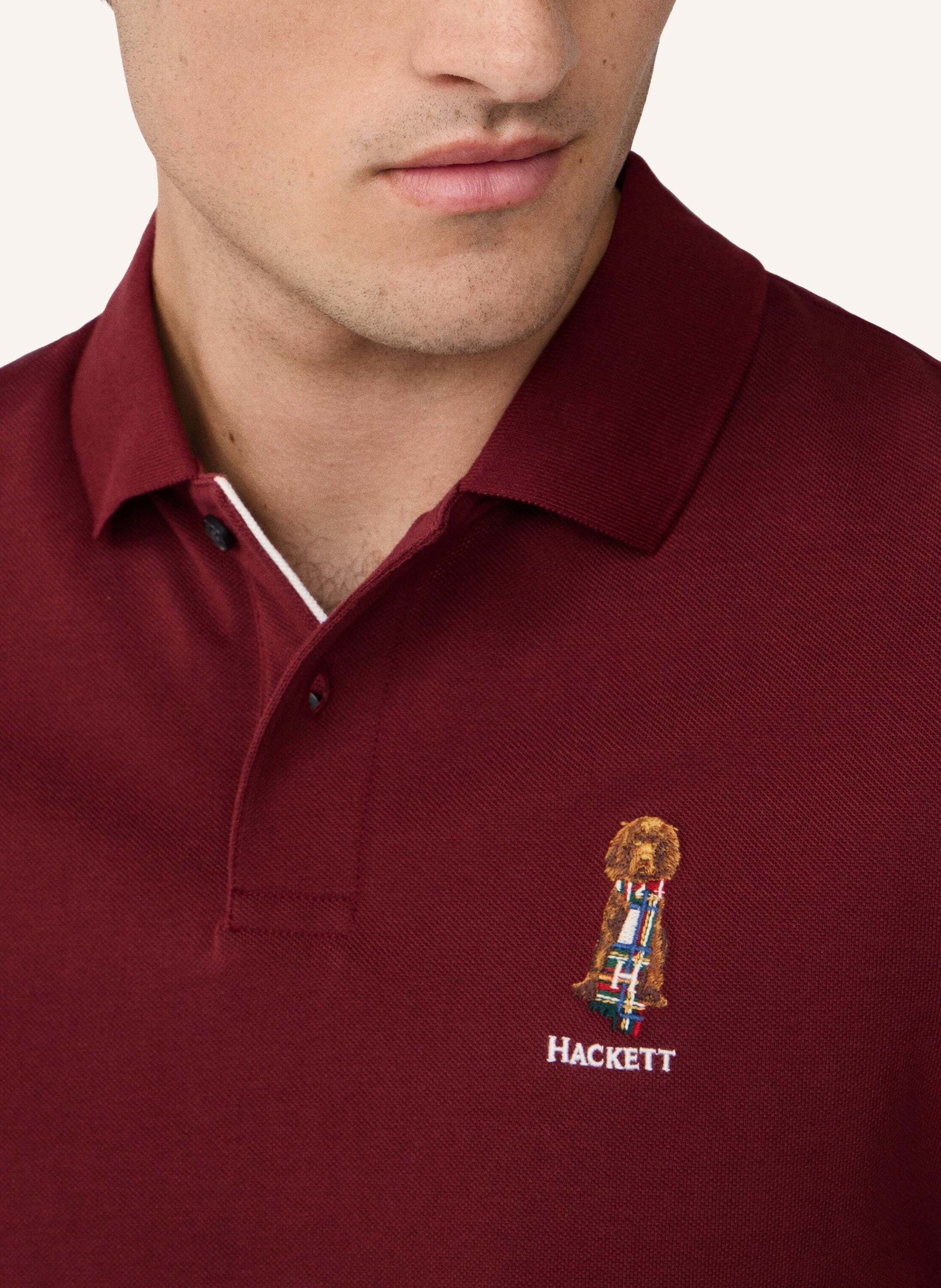 Thumbnail - Hackett London Poloshirt Heritage Harry Polo rot