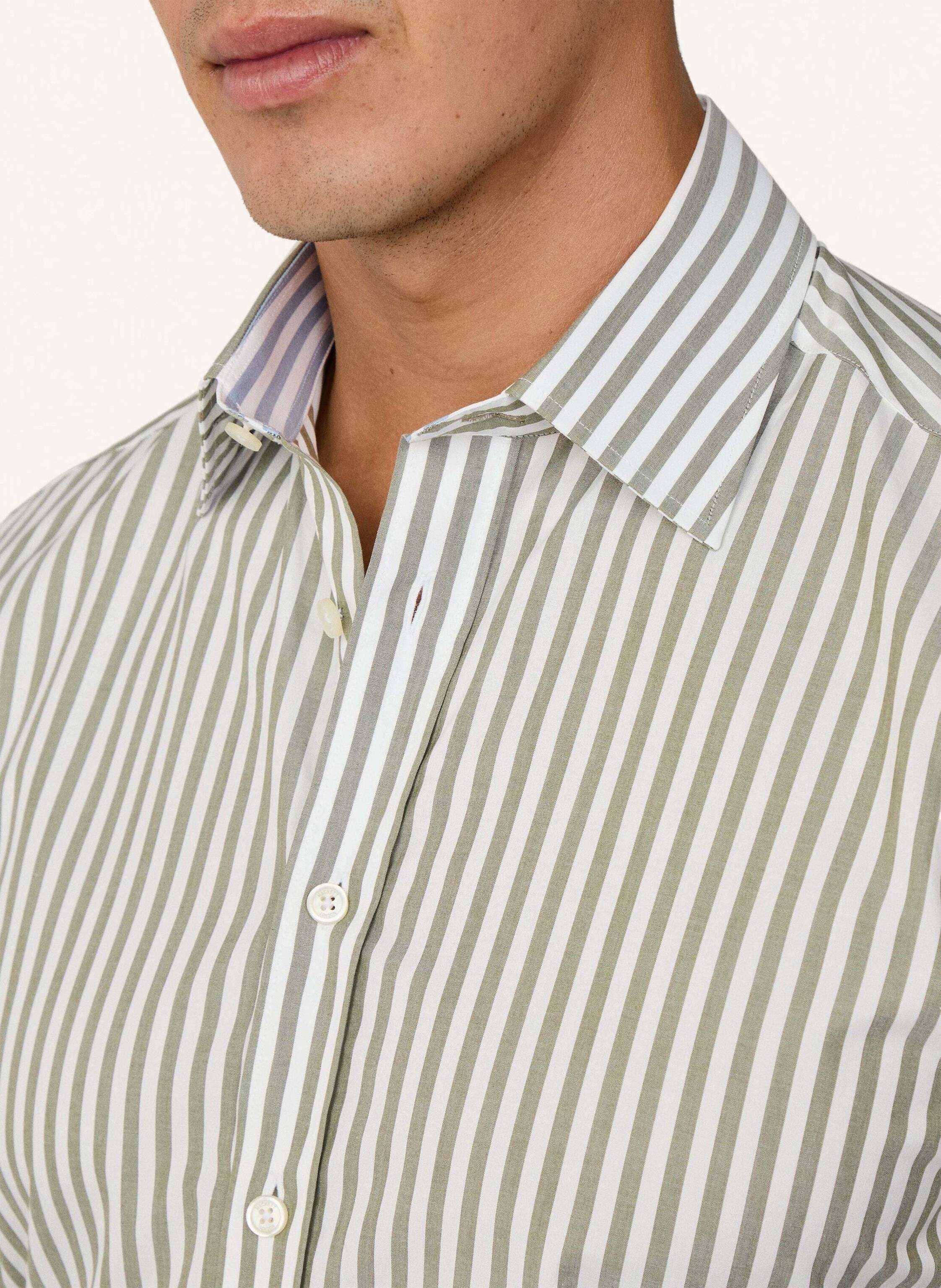 Thumbnail - Hackett London Freizeithemd Soft Bengal Stripe gruen