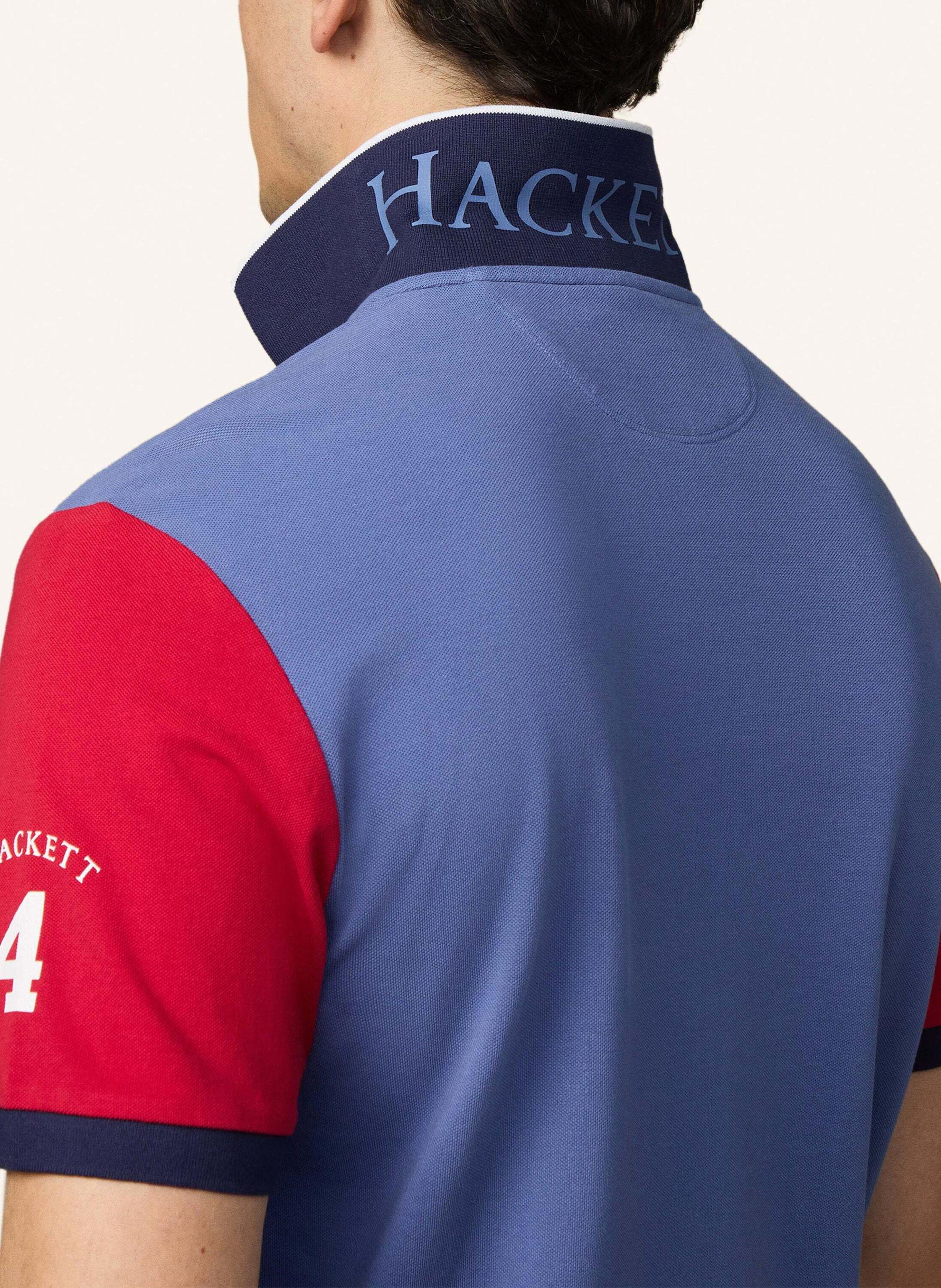 Thumbnail - Hackett London Poloshirt Heritage Nbr Hkt Mlt blau