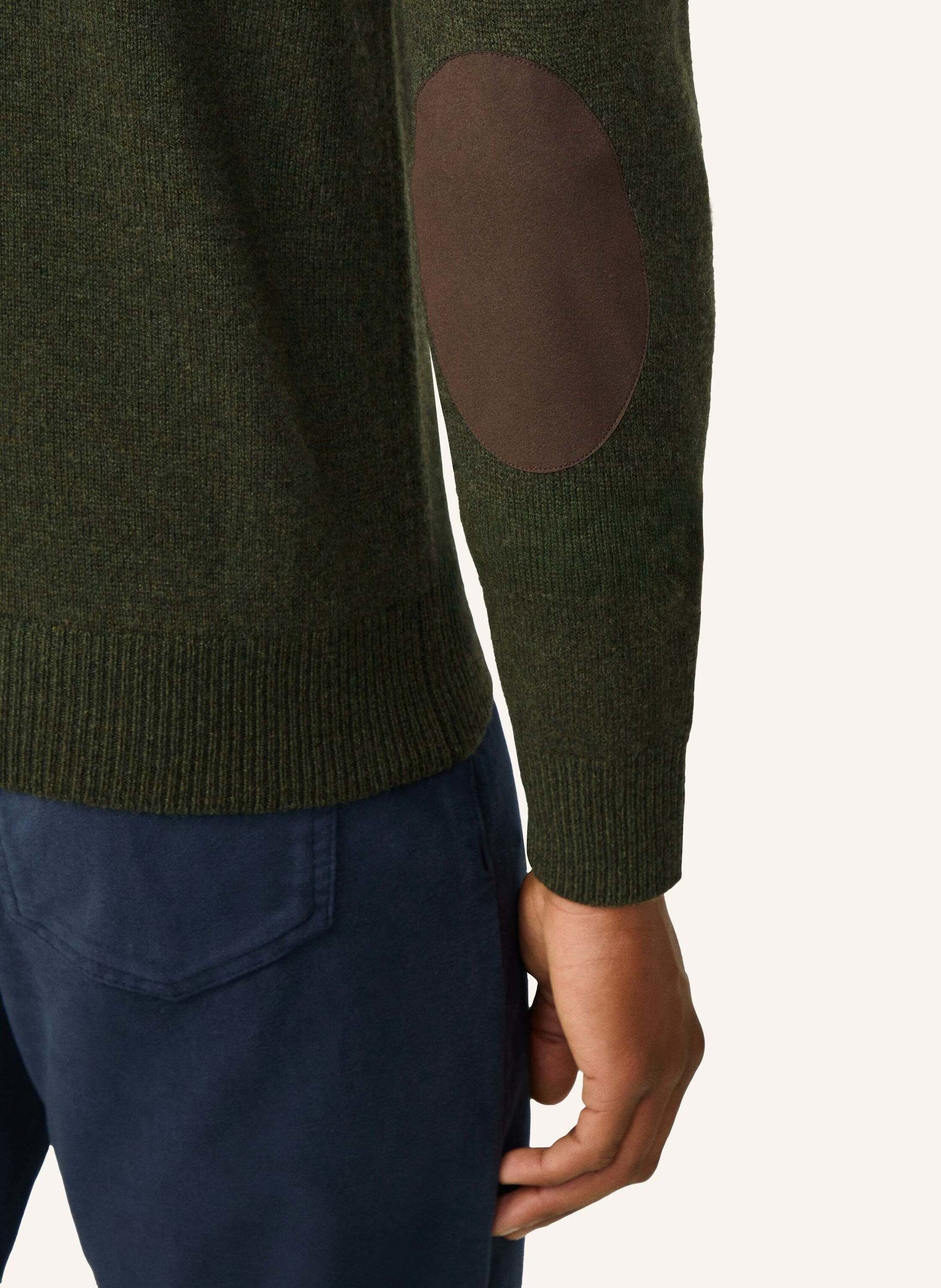 Thumbnail - Hackett London Strickjacken Cardigan Lambswool Fzip gruen