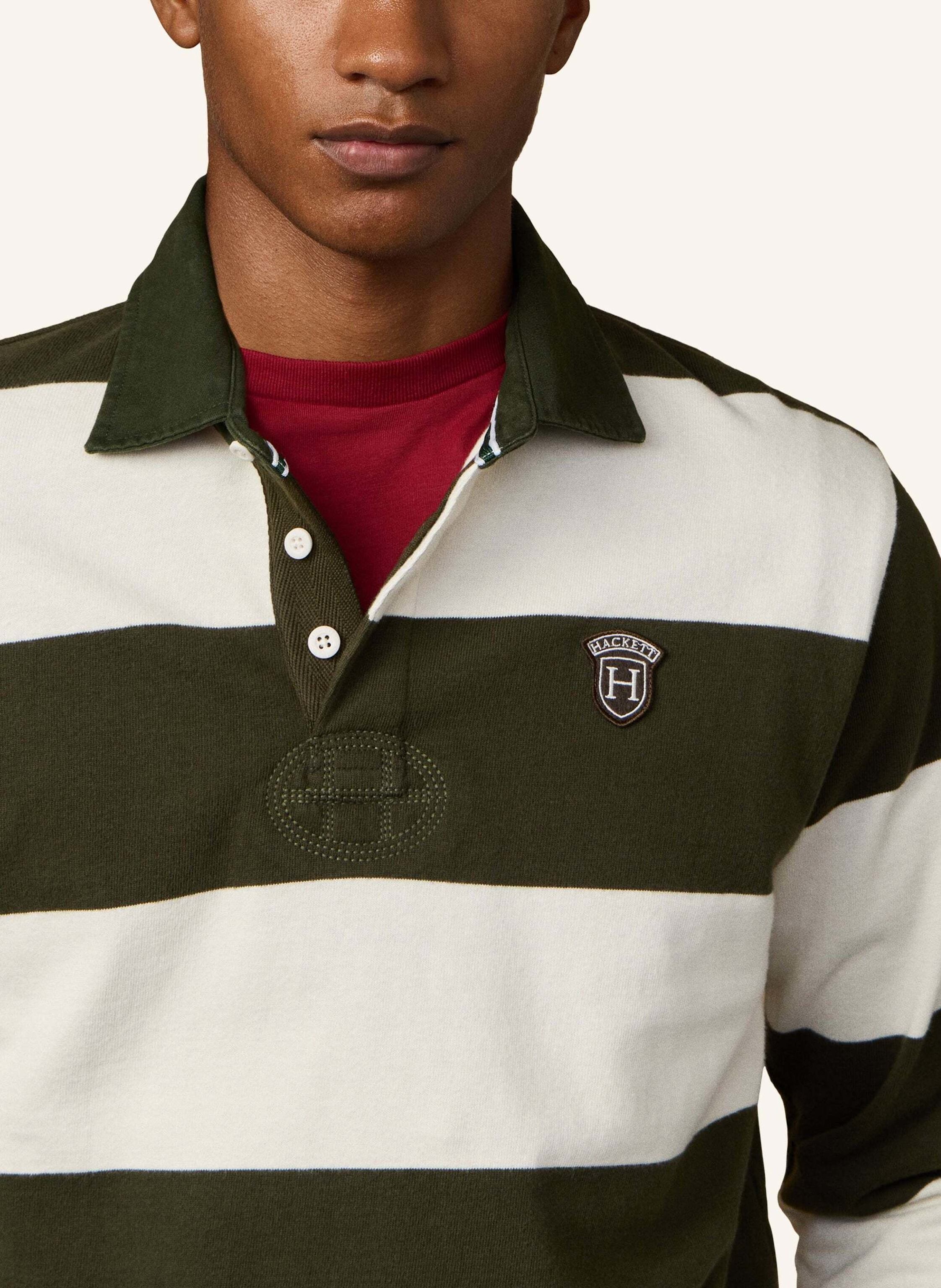 Thumbnail - Hackett London Poloshirt Heritage Bdg Str Rby weiss