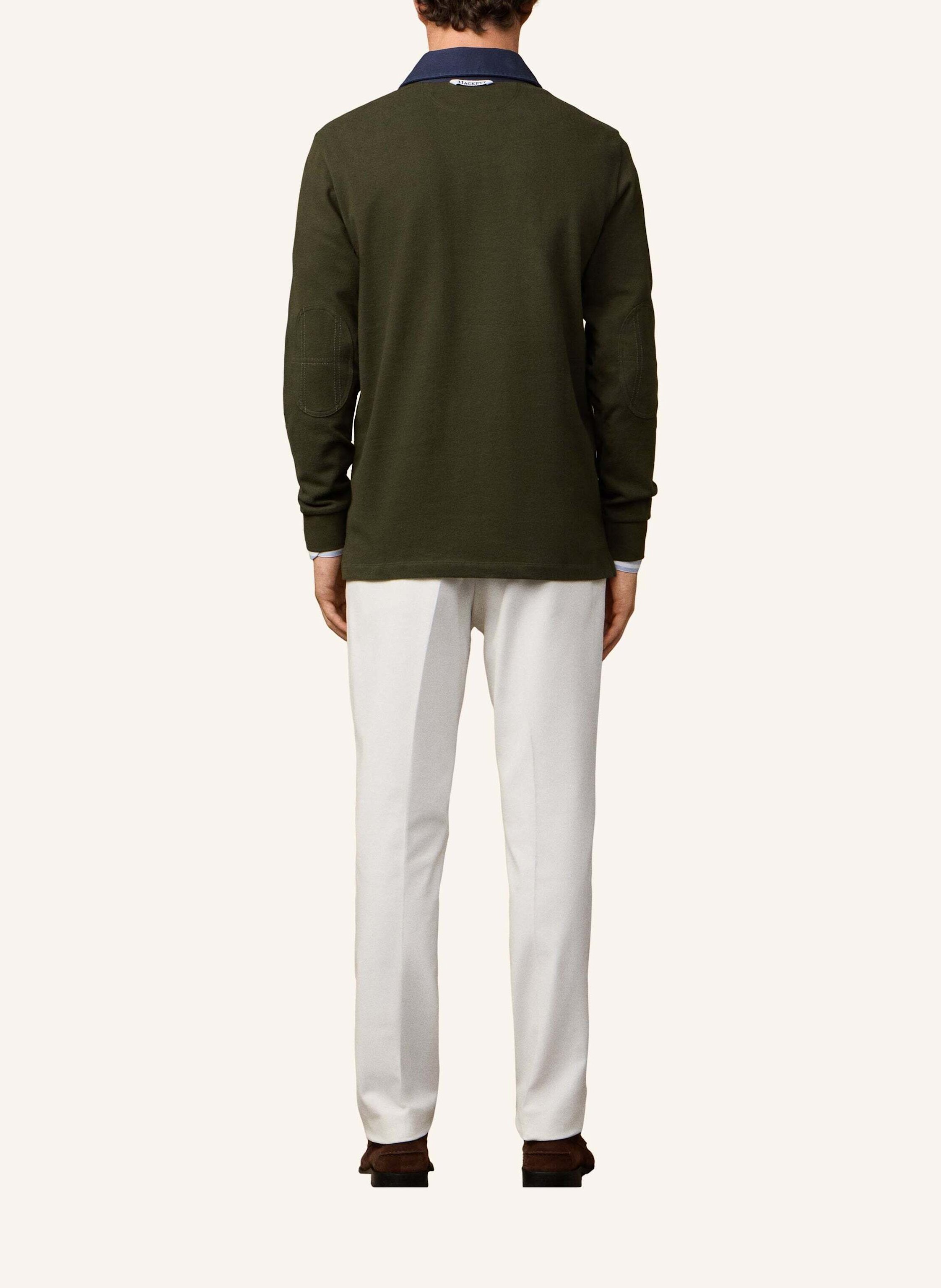 Thumbnail - Hackett London Poloshirt Heritage Peaks Rugby gruen