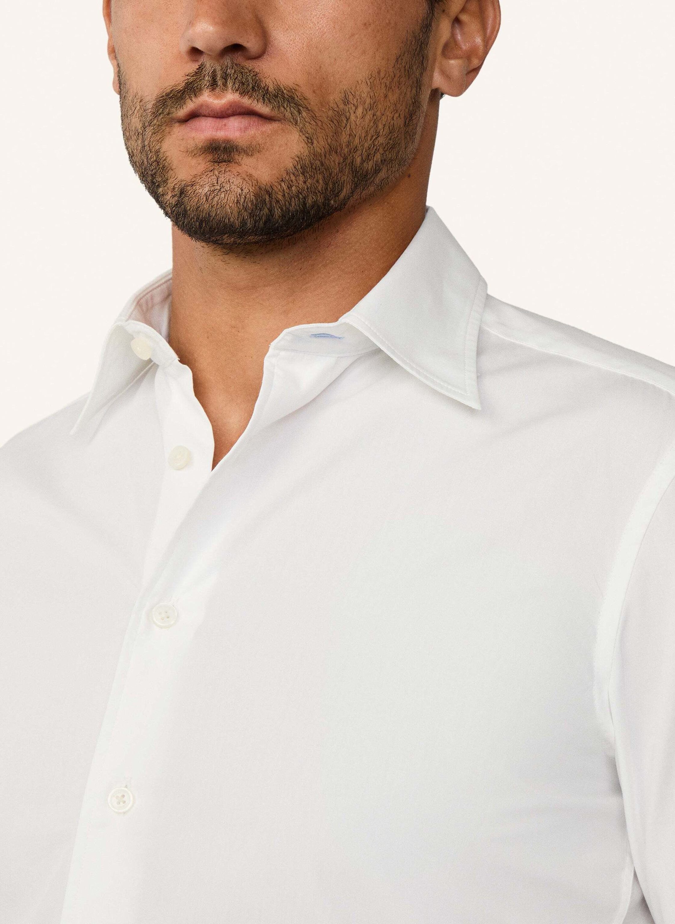 Thumbnail - Hackett London Freizeithemd City Eoe Texture weiss