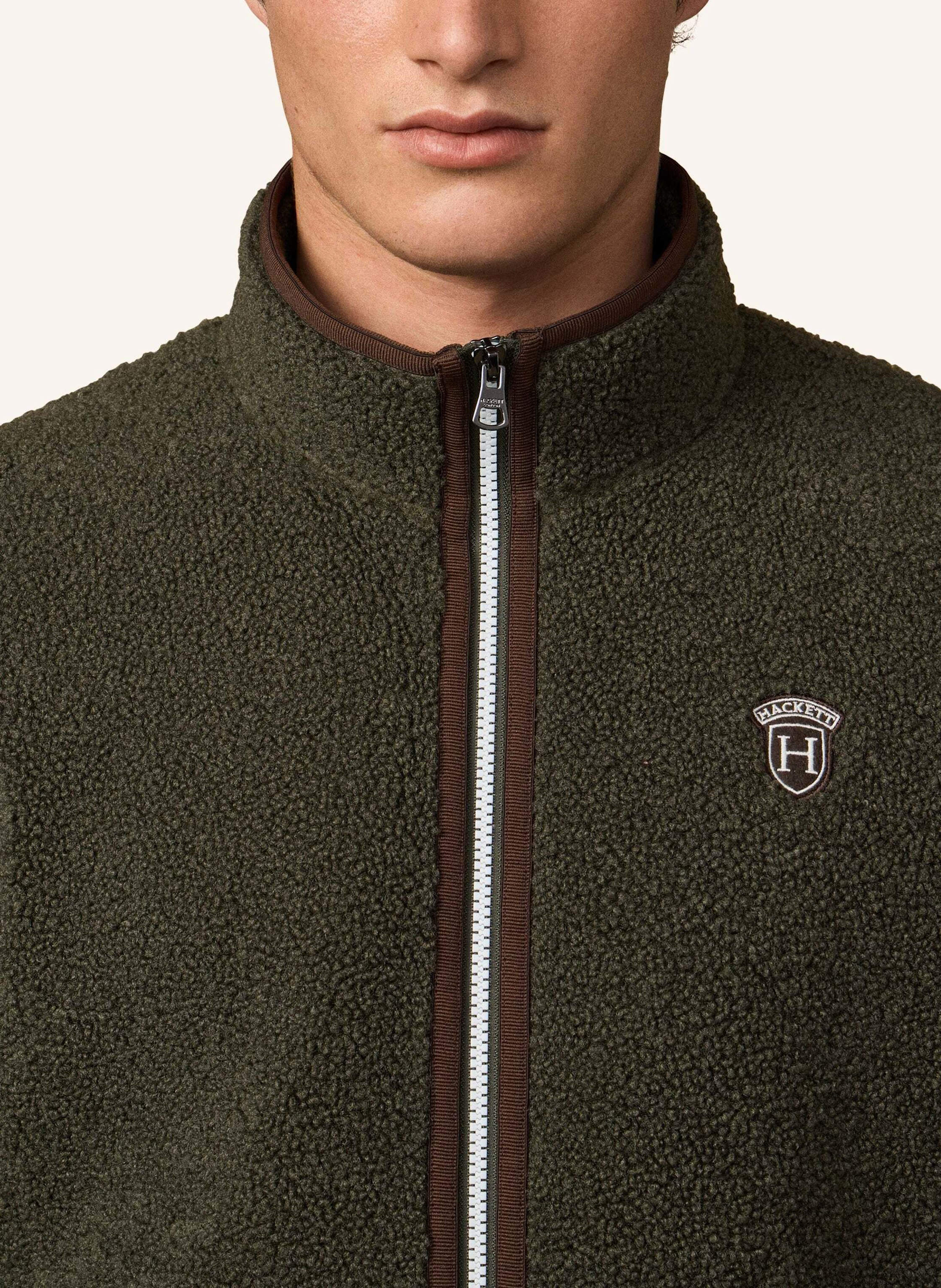 Thumbnail - Hackett London Regenjacke Heritage Badge Fz gruen