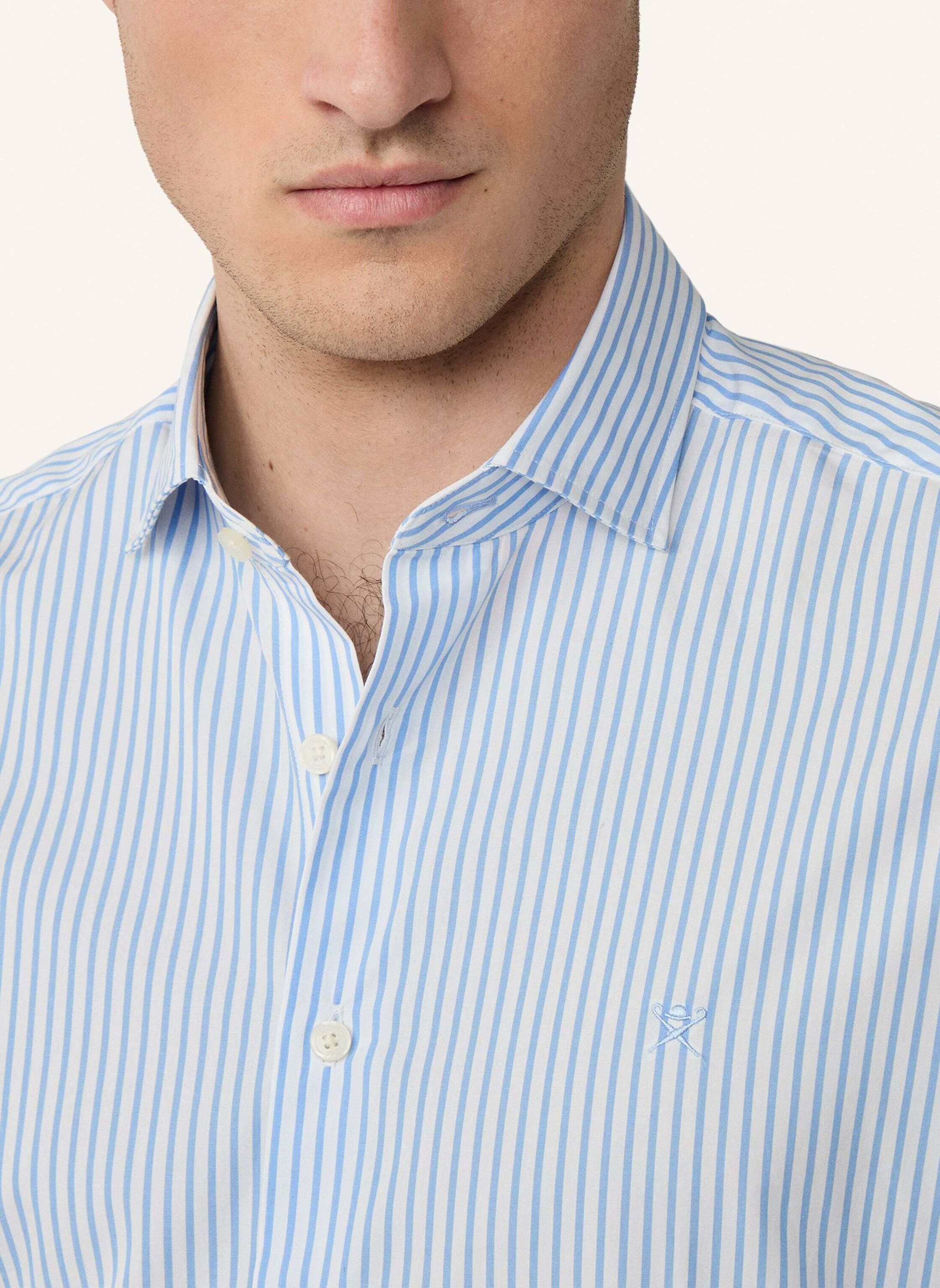 Thumbnail - Hackett London Freizeithemd City Bengal Stripe blau