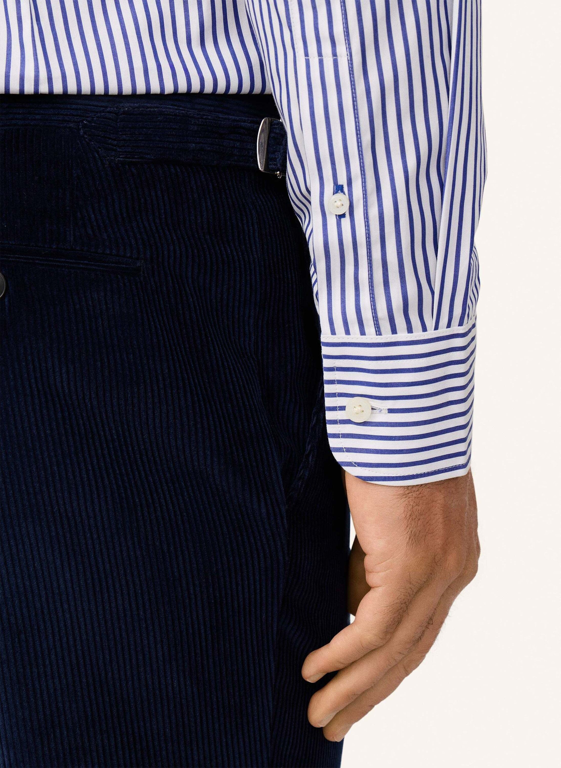 Thumbnail - Hackett London Freizeithemd City Bengal Stripe blau