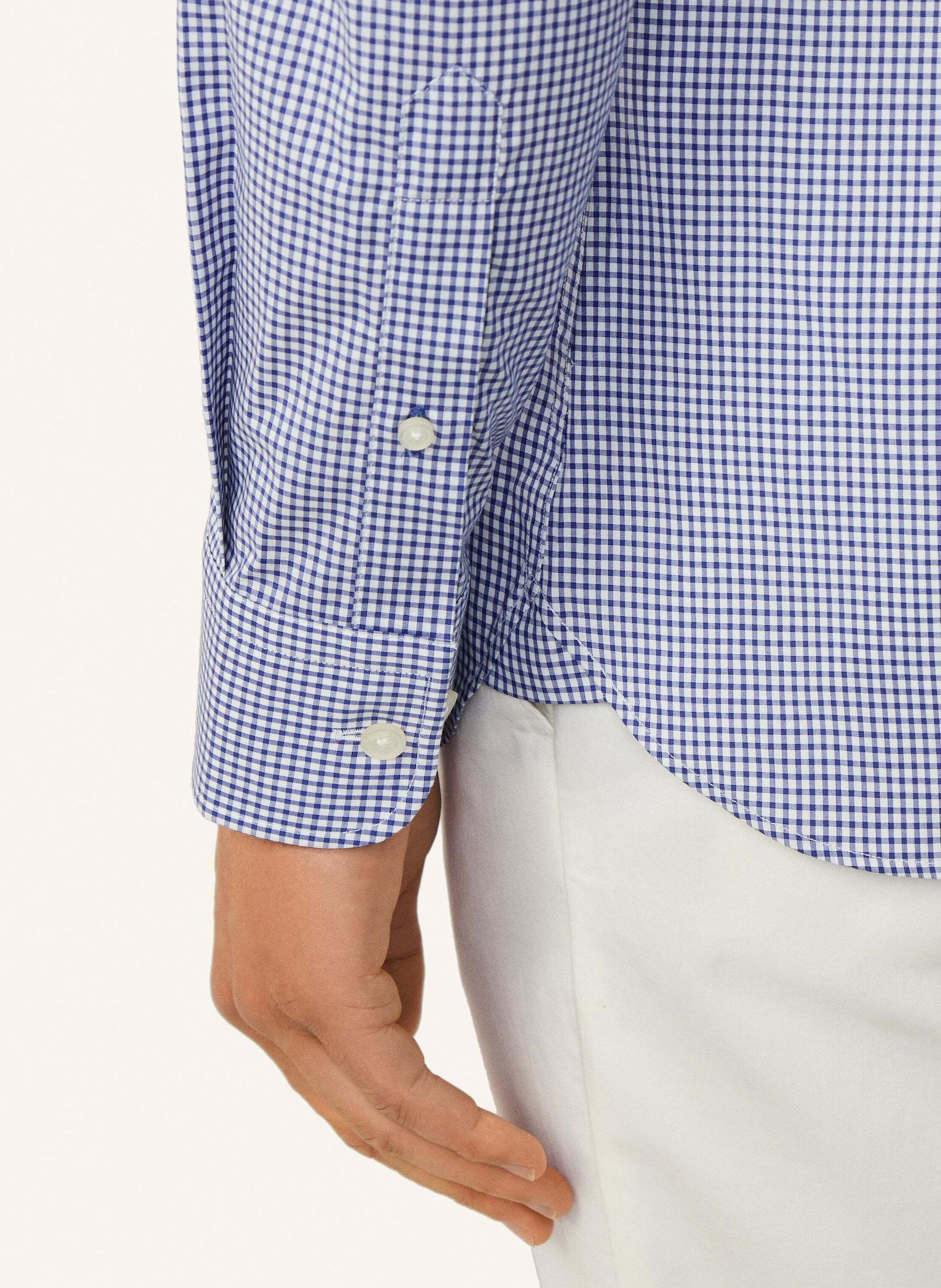 Thumbnail - Hackett London Freizeithemd Ess Gingham blau