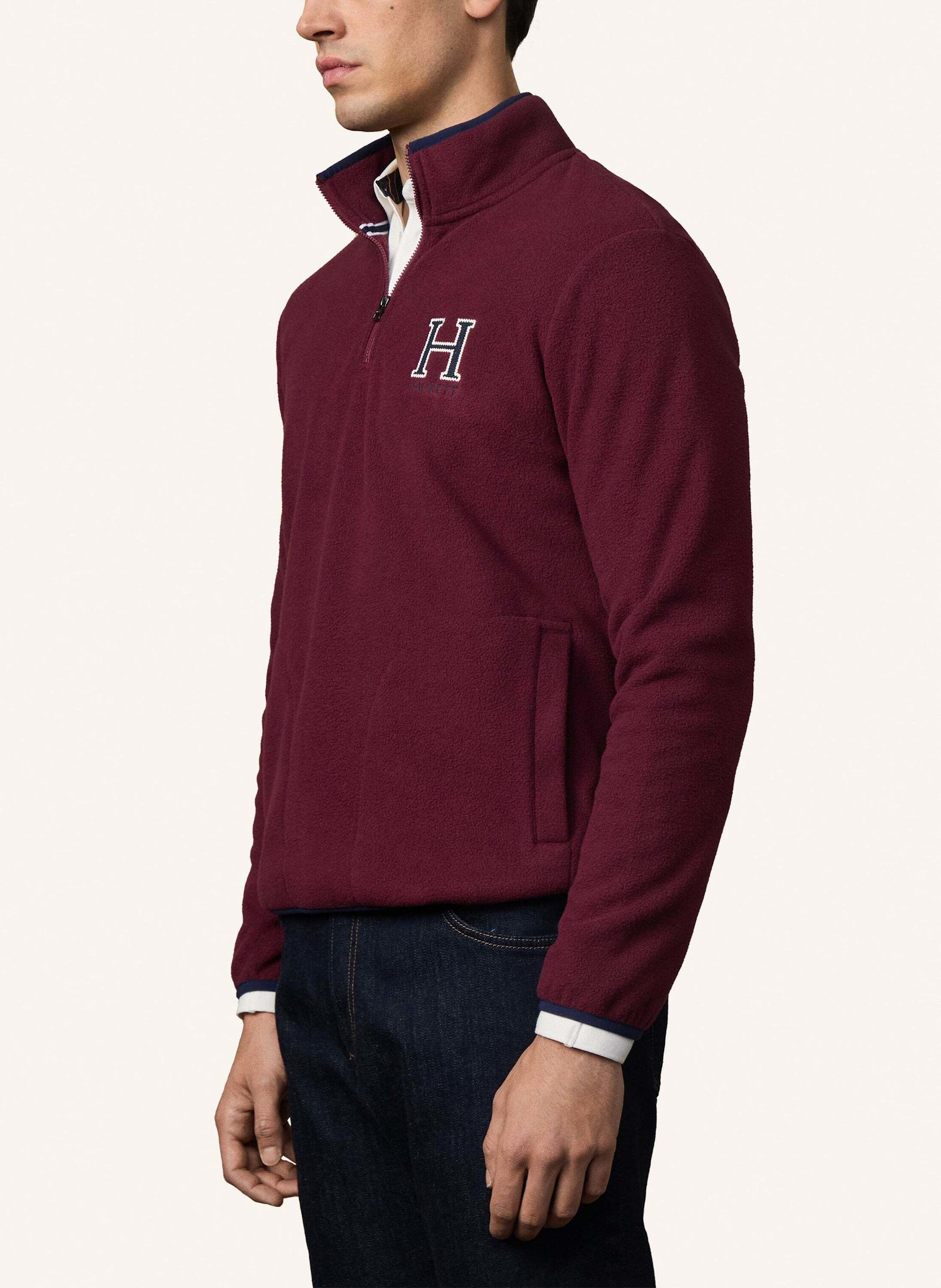 Thumbnail - Hackett London Sweatshirt Heritage H Flc Hz rot