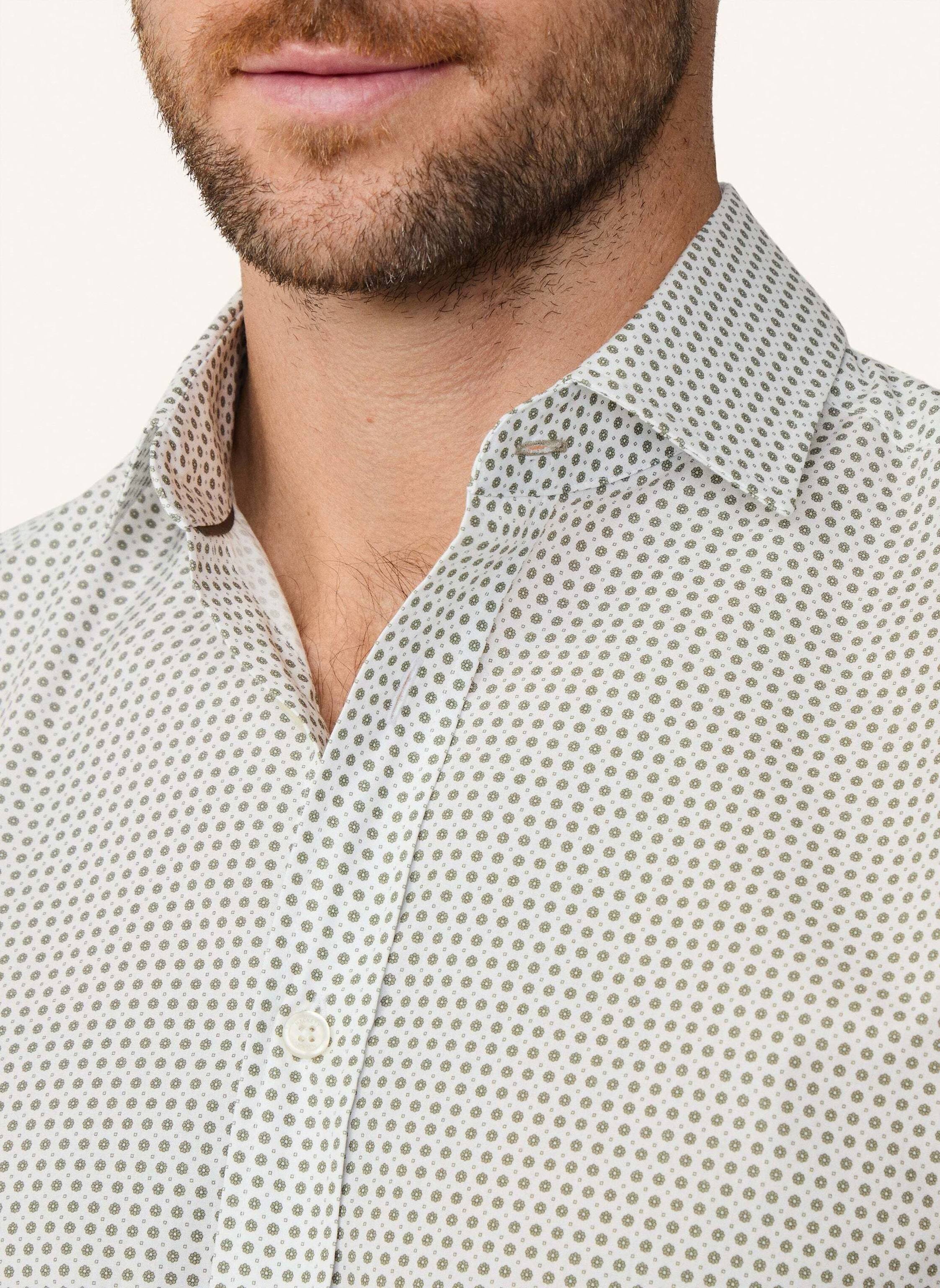 Thumbnail - Hackett London Freizeithemd Foulard Print gruen