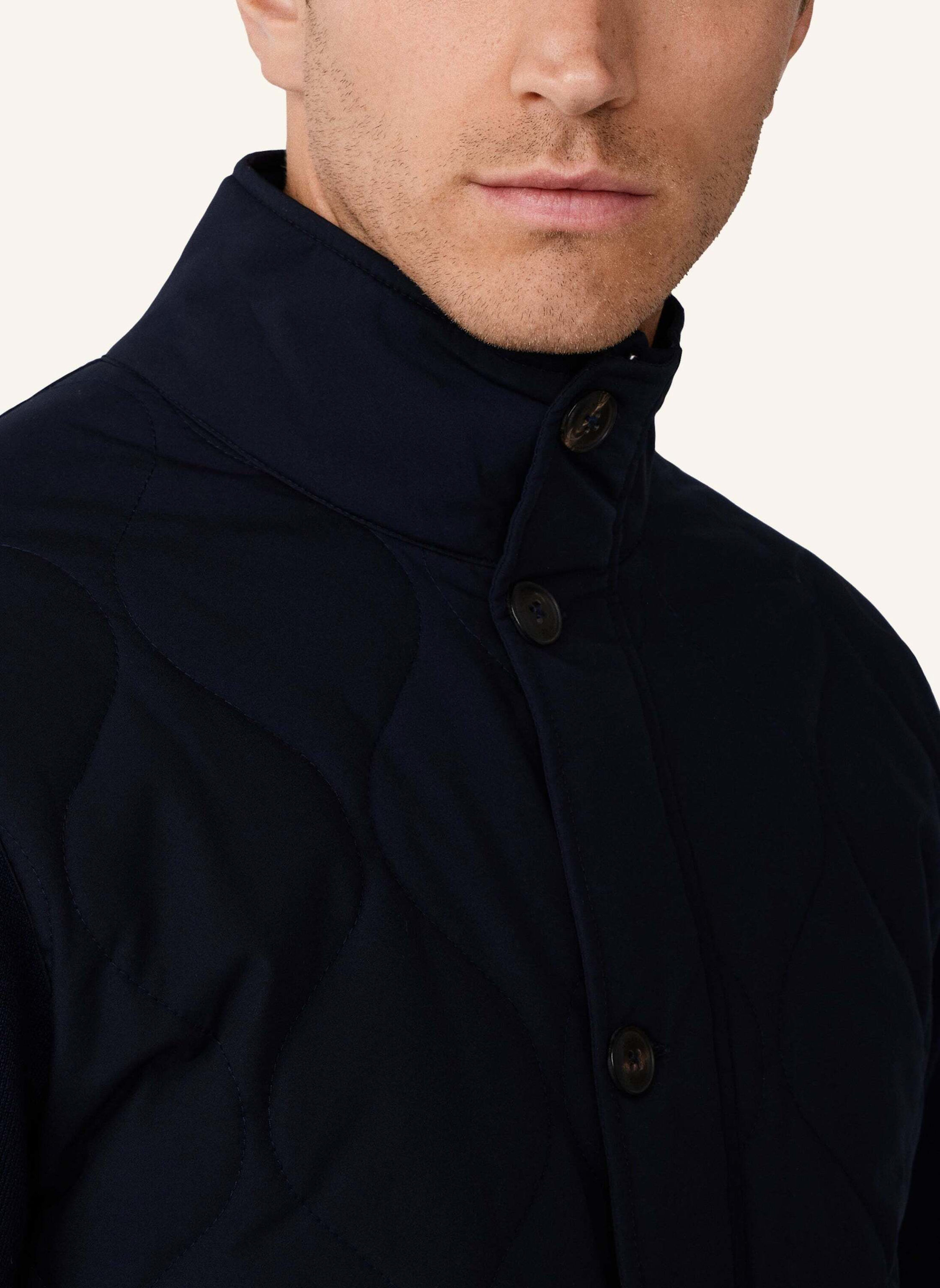 Thumbnail - Hackett London Fieldjacket Ny/Kt Fz Hyb blau