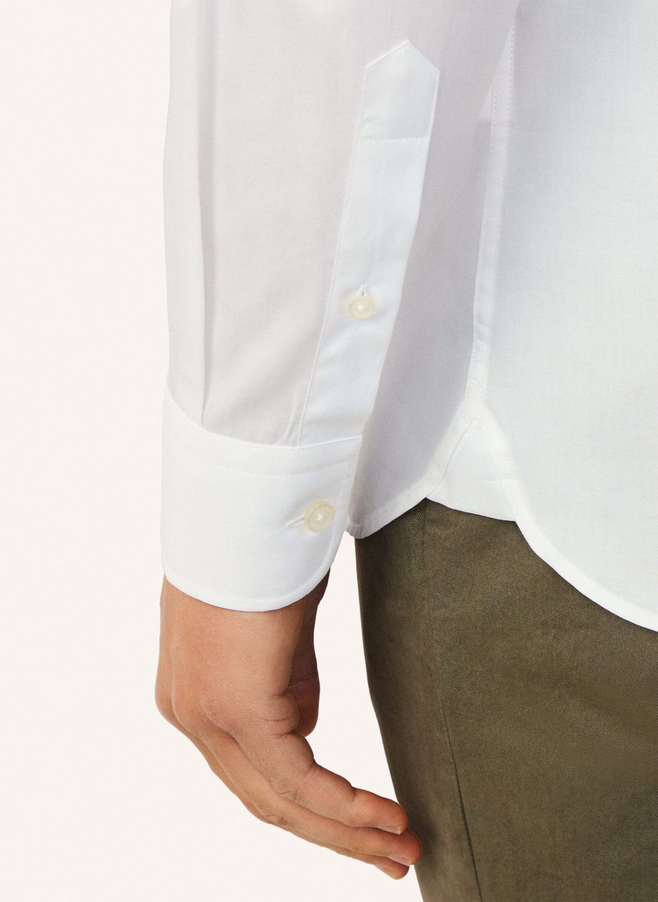 Thumbnail - Hackett London Freizeithemd Magic Shirt Twill weiss