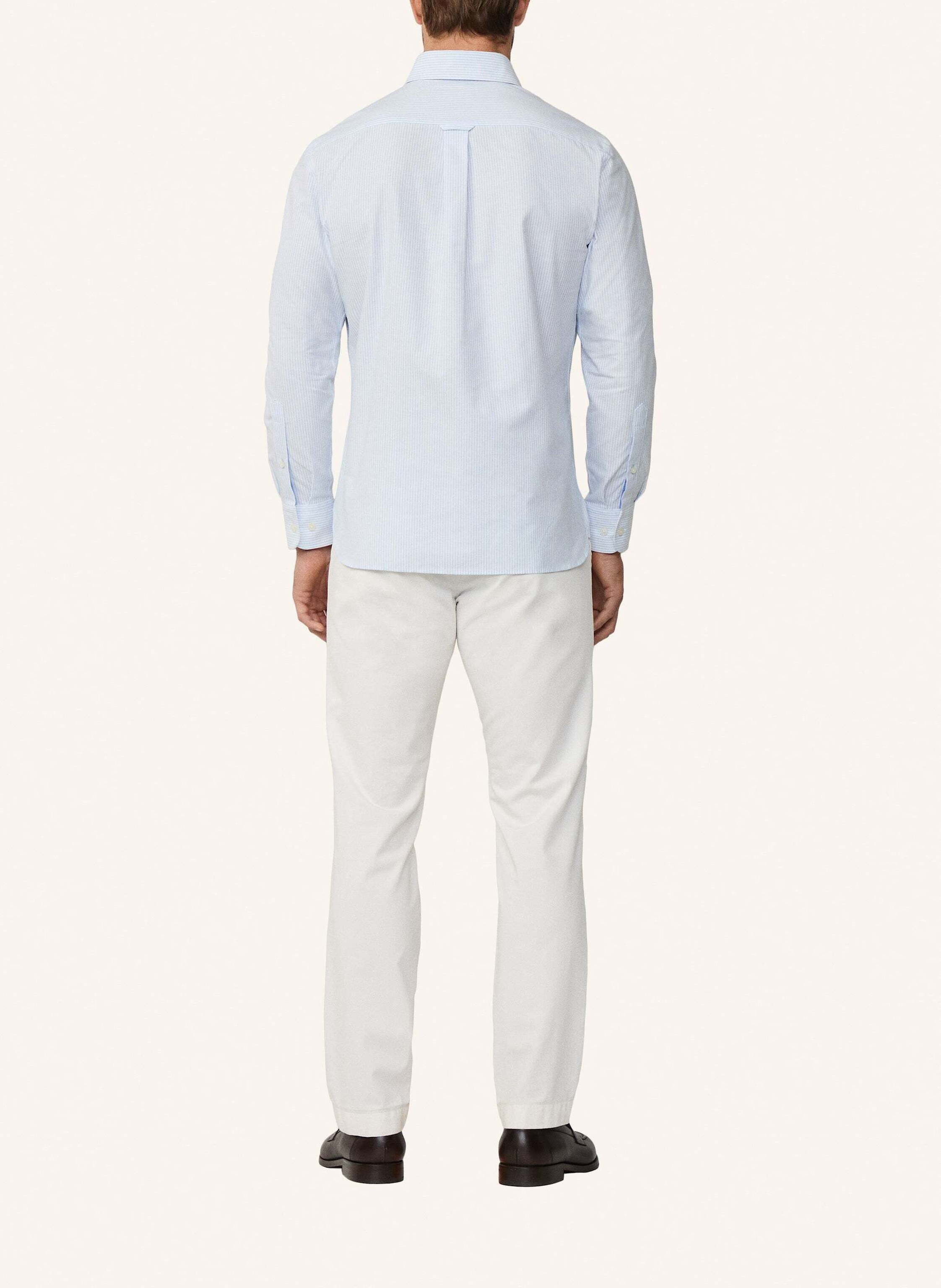 Thumbnail - Hackett London Freizeithemd Oxford Stripe blau