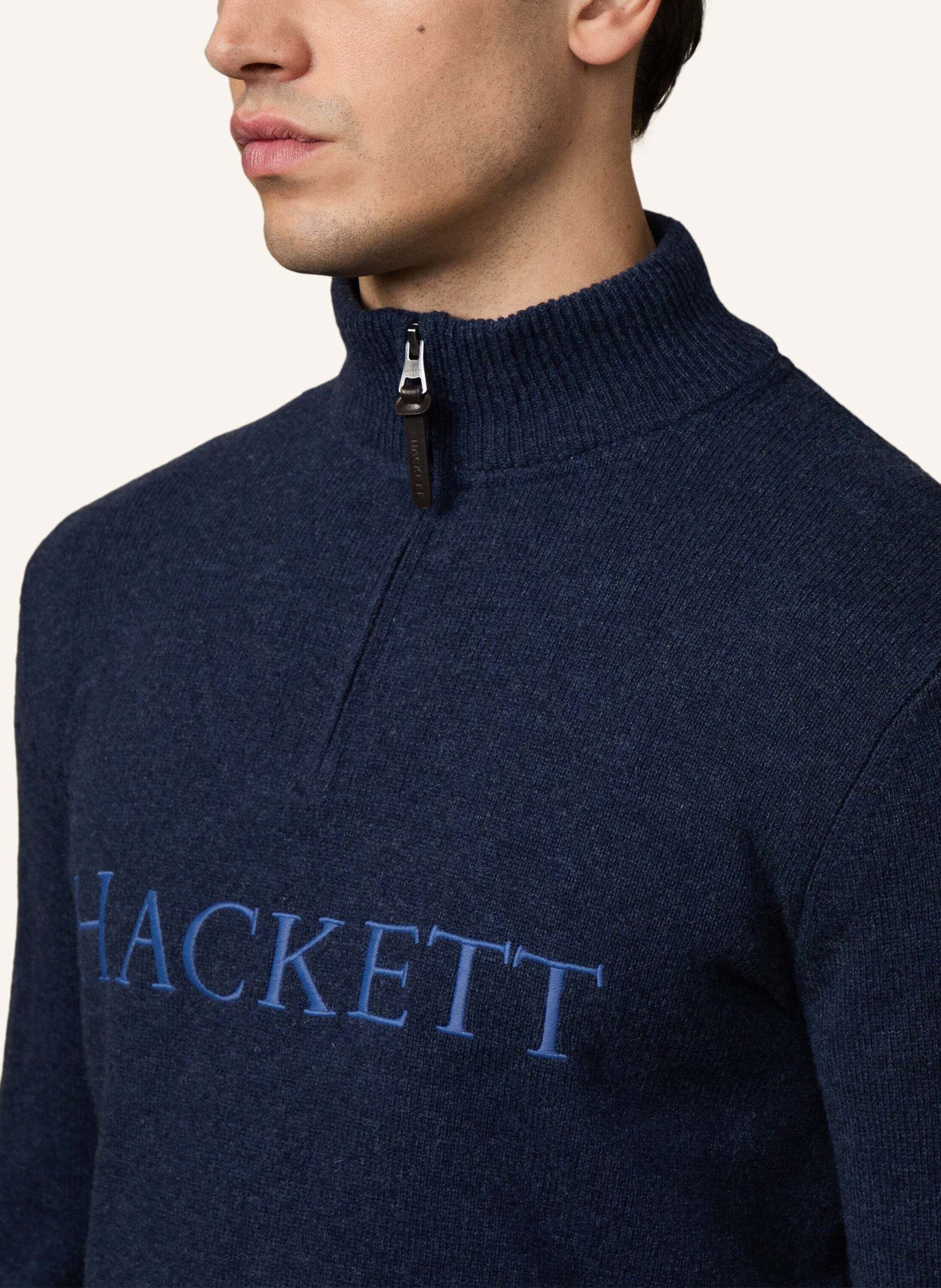 Thumbnail - Hackett London Pullover Heritage No.1 Hzip blau