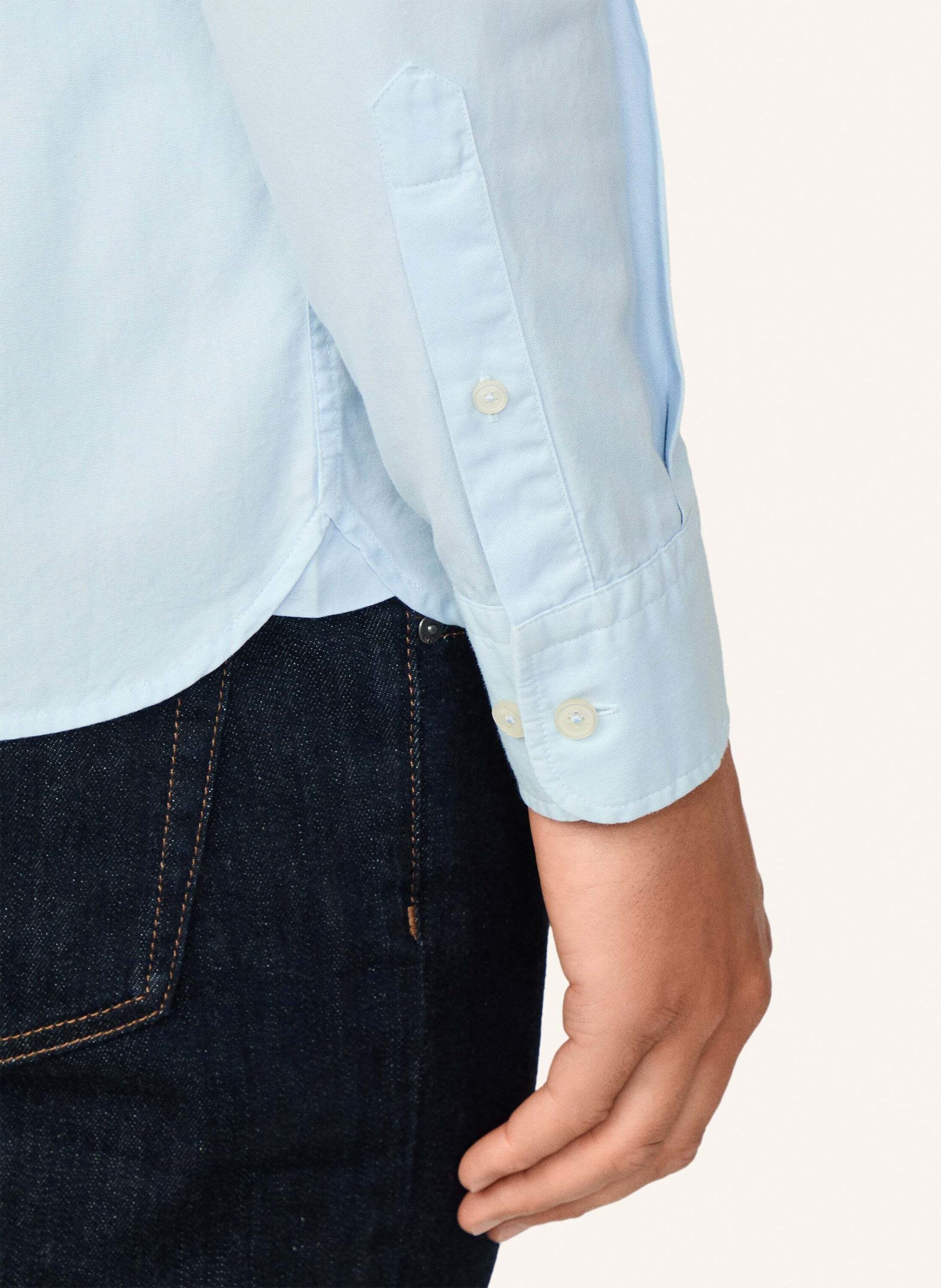 Thumbnail - Hackett London Freizeithemd Ess Gmt Dyed Oxford blau