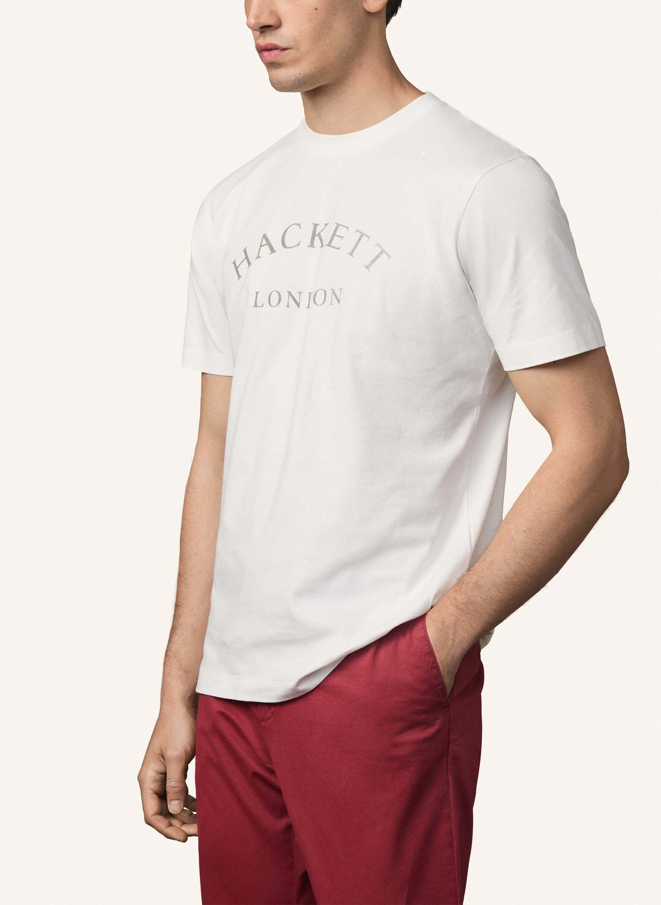 Thumbnail - Hackett London T-Shirt Heritage Ess Tee weiss