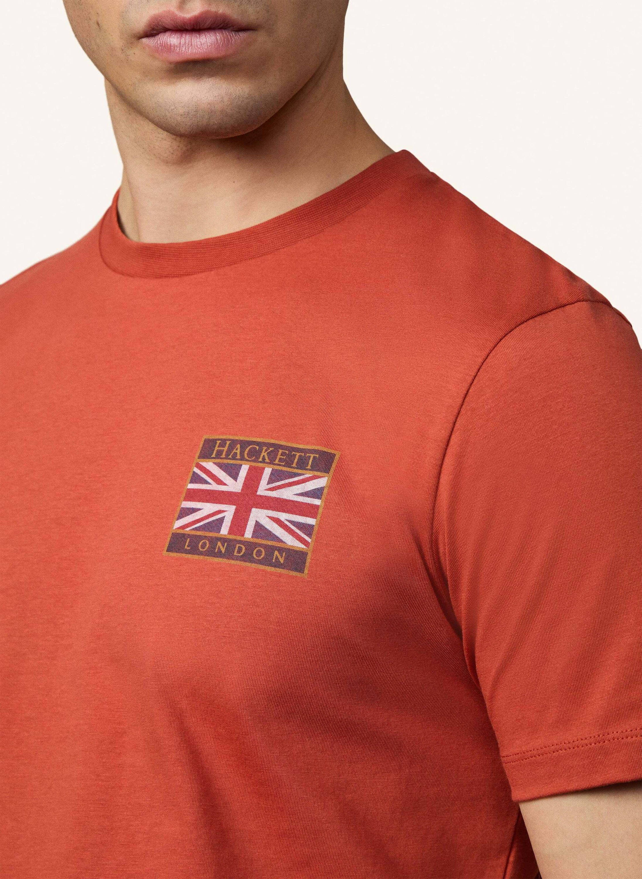 Thumbnail - Hackett London T-Shirt Heritage Rally Ujk T orange