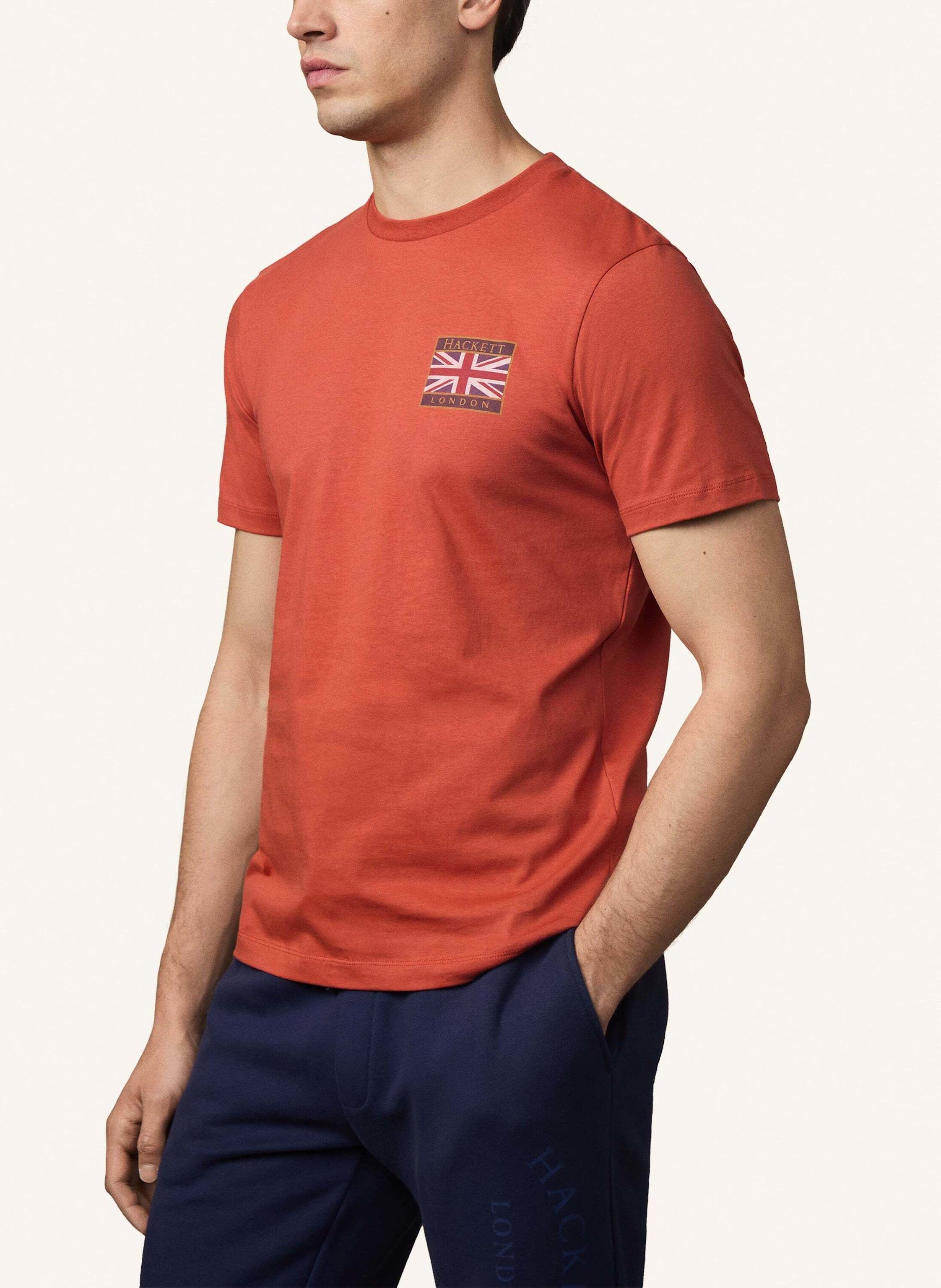 Thumbnail - Hackett London T-Shirt Heritage Rally Ujk T orange