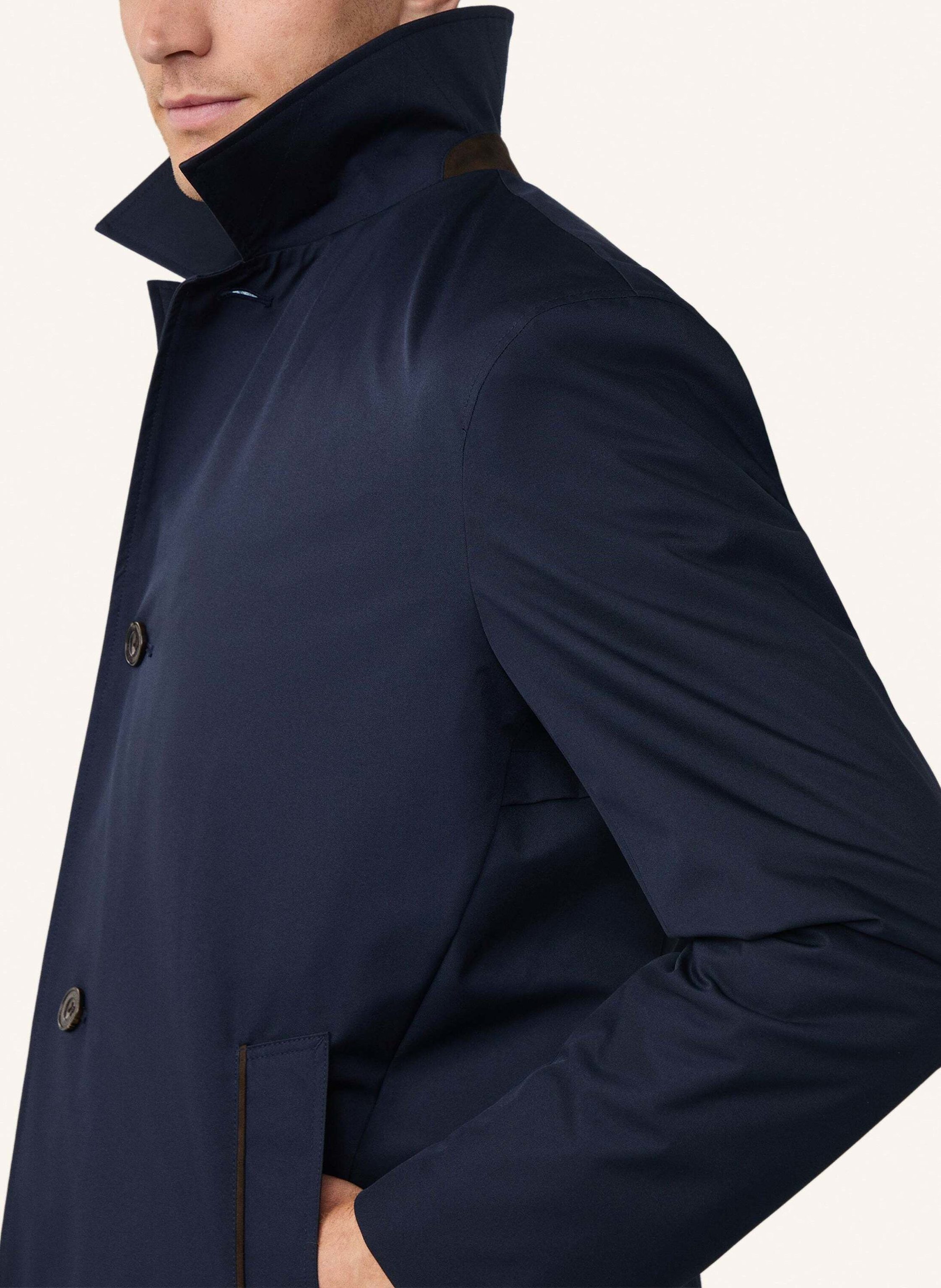 Thumbnail - Hackett London Fieldjacket Belgravia Mac blau