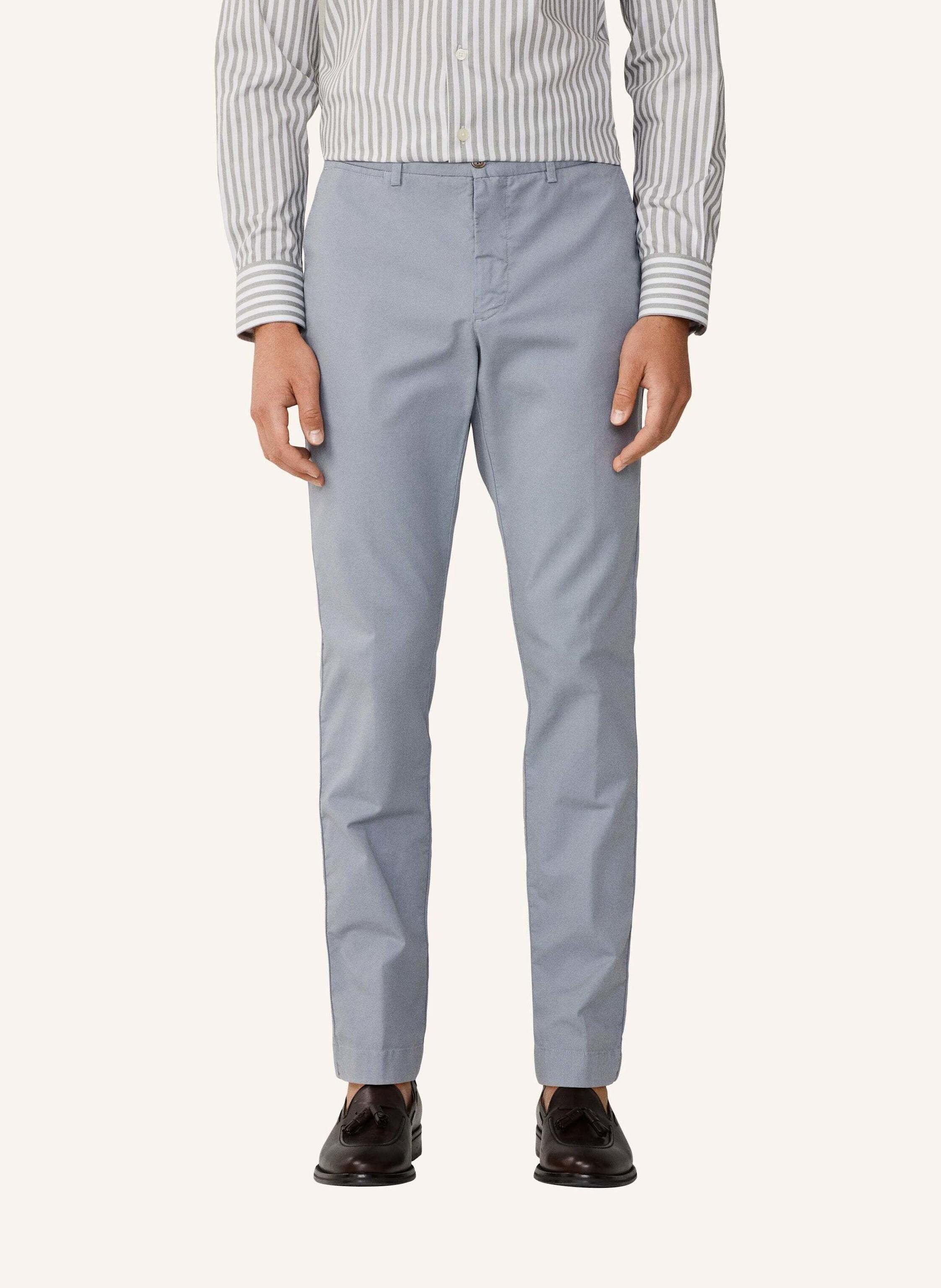 Thumbnail - Hackett London Chino Pd Texture Chino blau