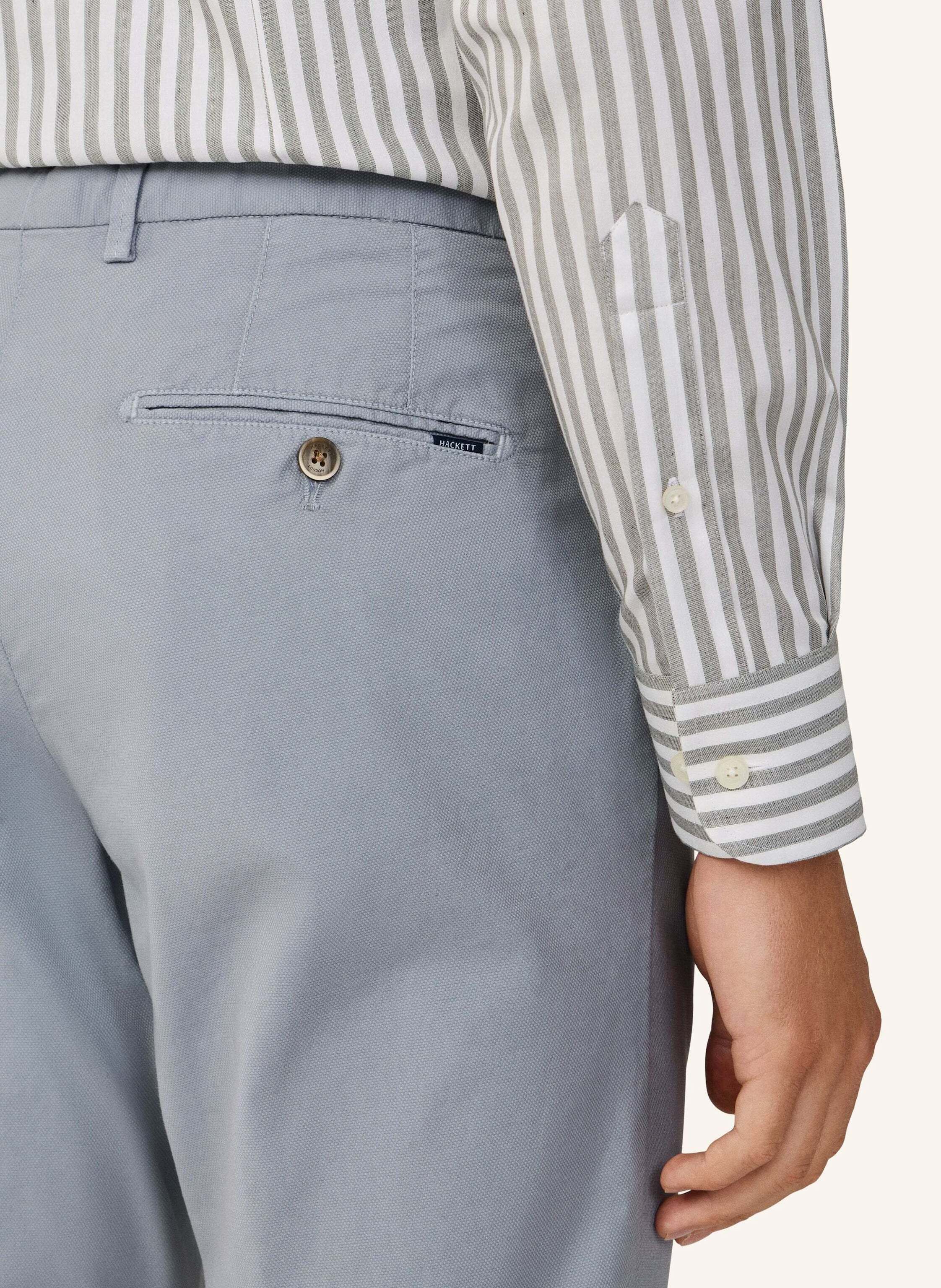 Thumbnail - Hackett London Chino Pd Texture Chino blau