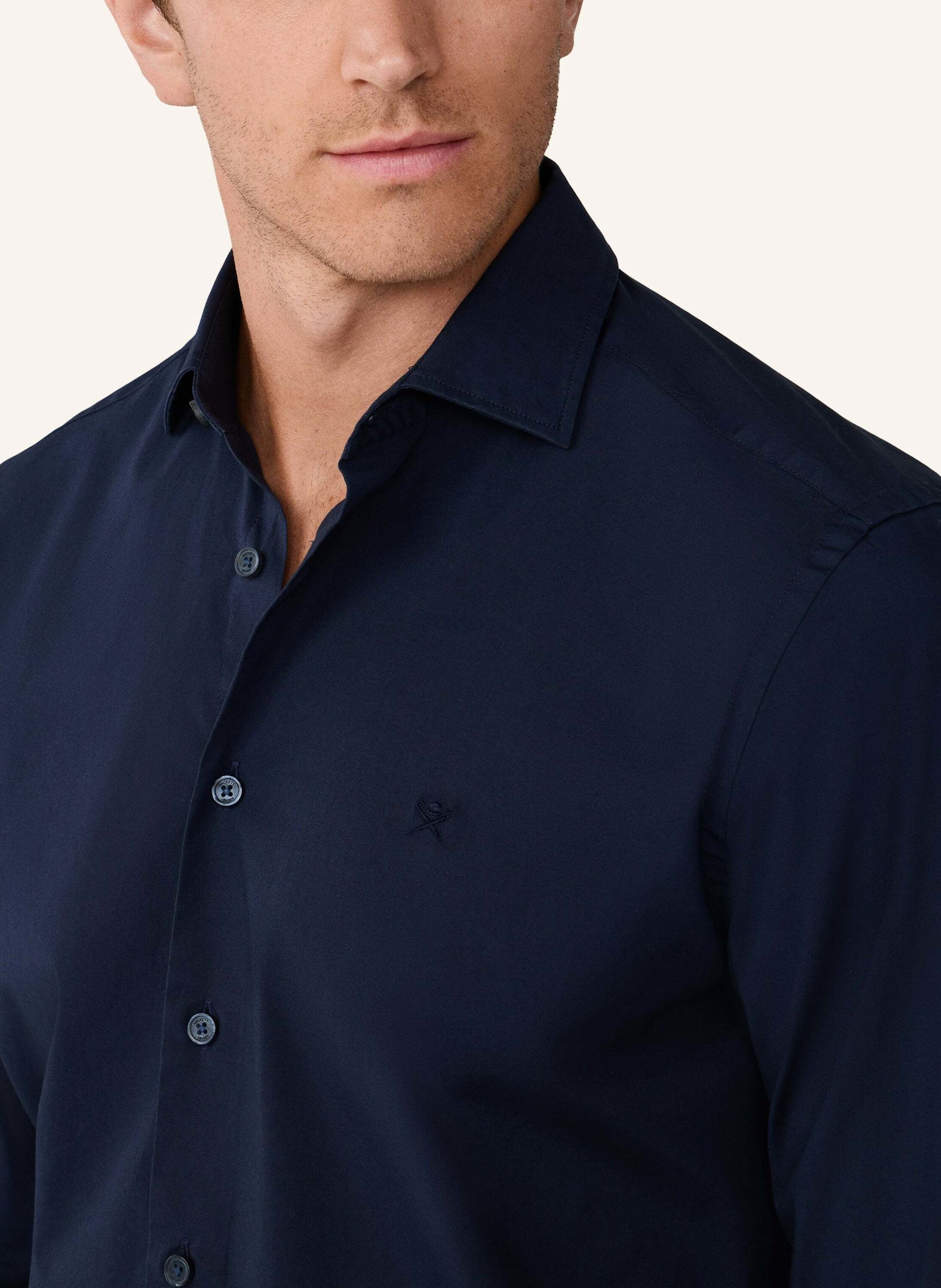 Thumbnail - Hackett London Freizeithemd Ess Stretch Pop blau