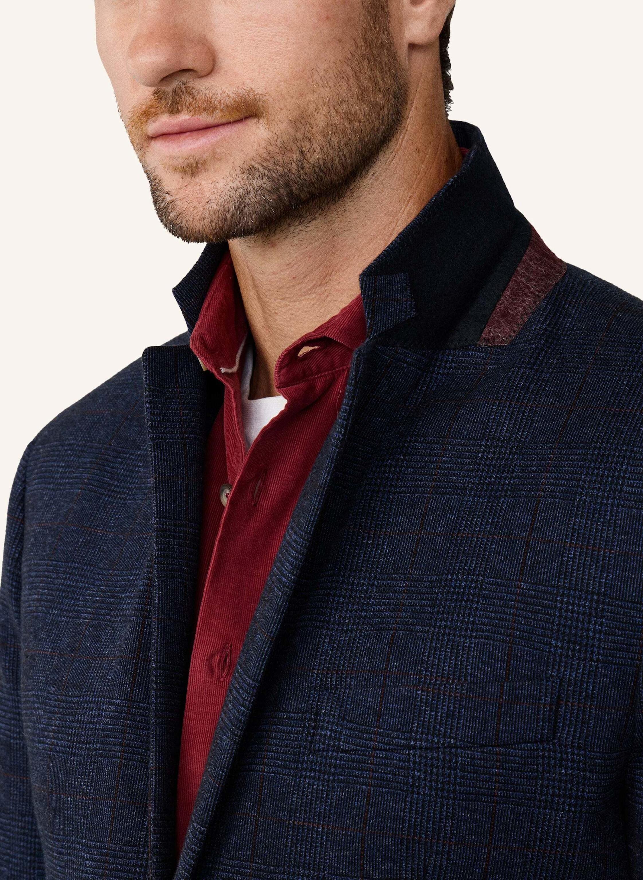 Thumbnail - Hackett London Blazer Navy Pow Knit Cc blau