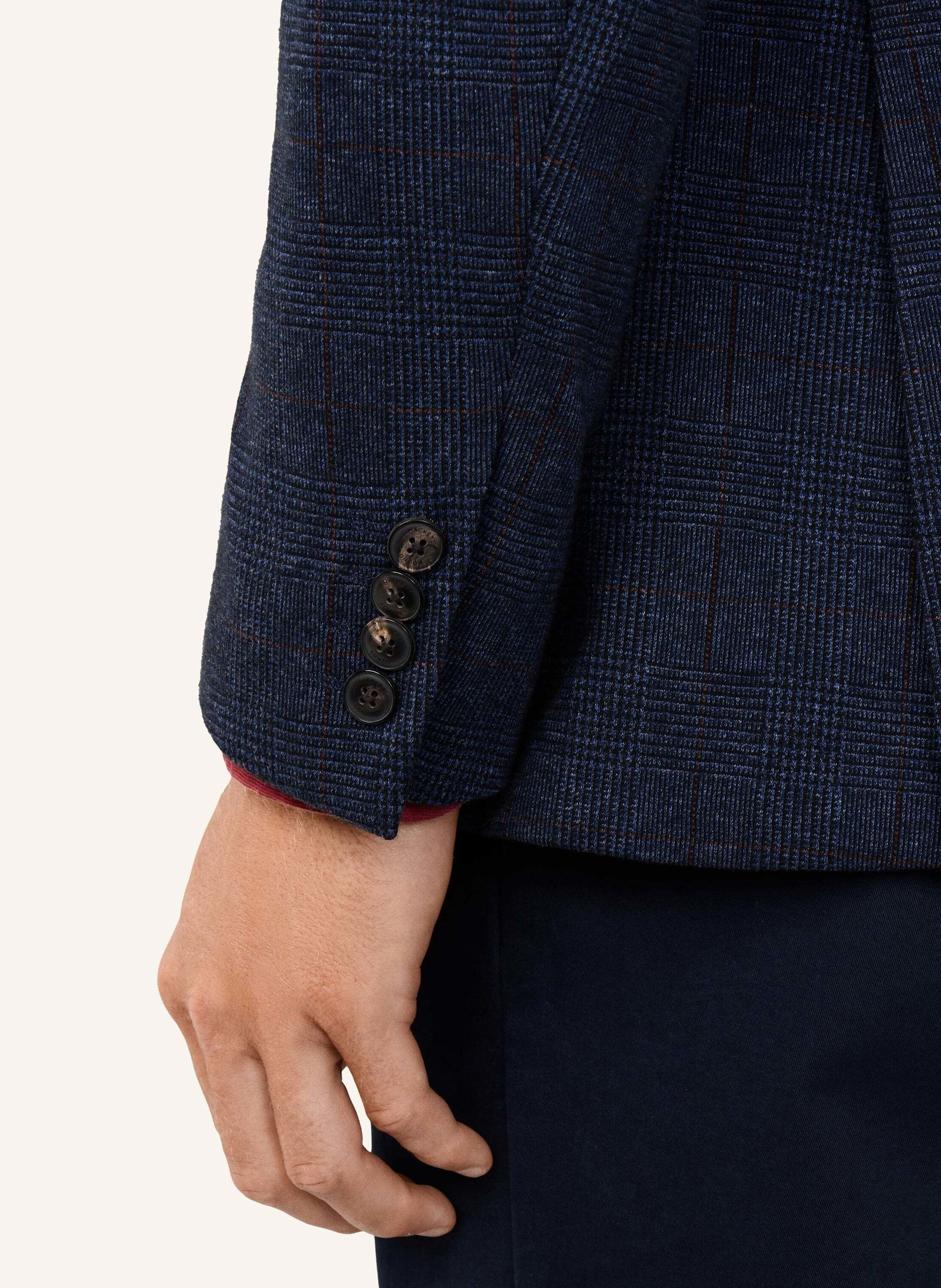 Thumbnail - Hackett London Blazer Navy Pow Knit Cc blau