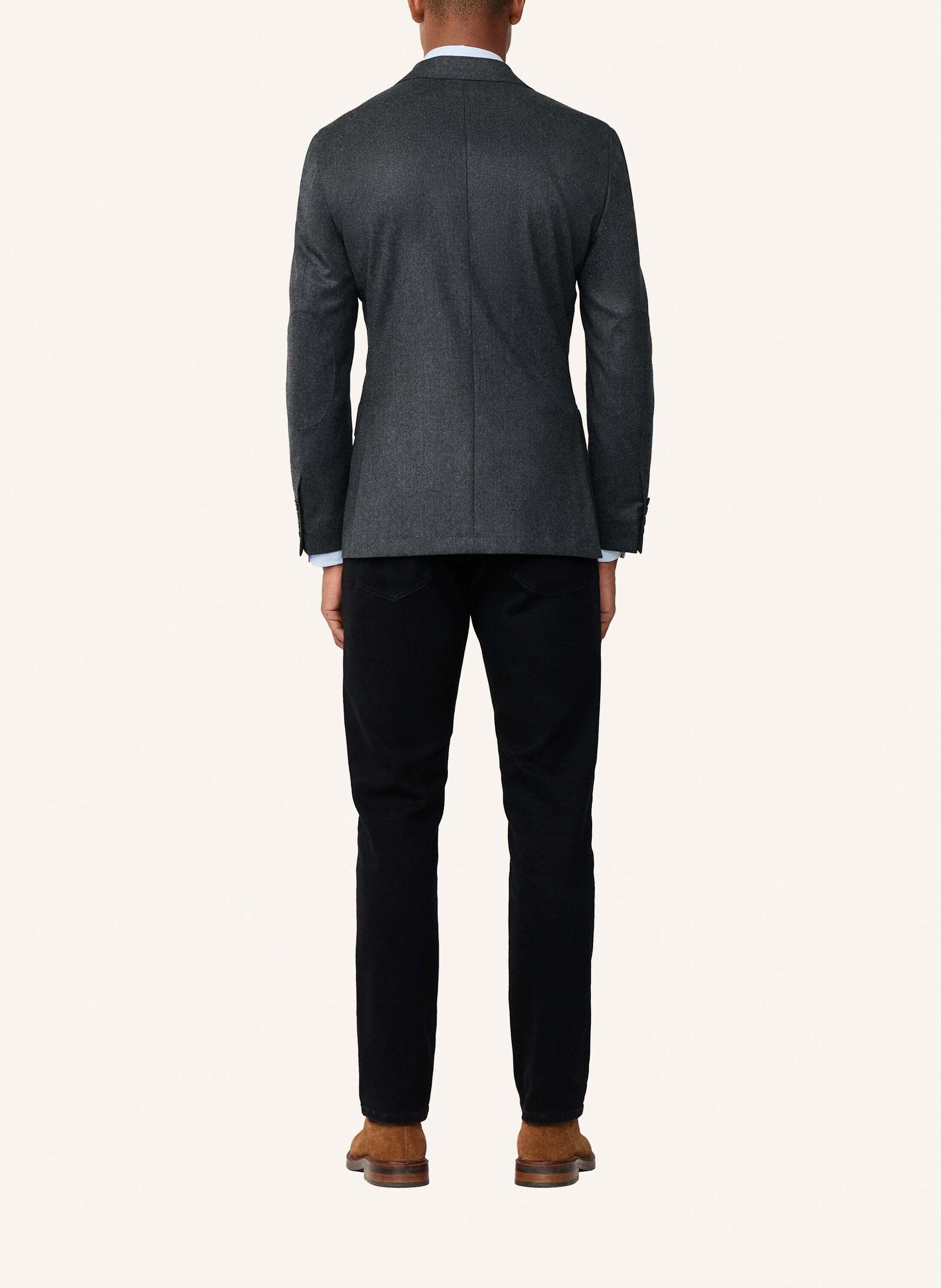 Thumbnail - Hackett London Sakko Performance Flannel grau