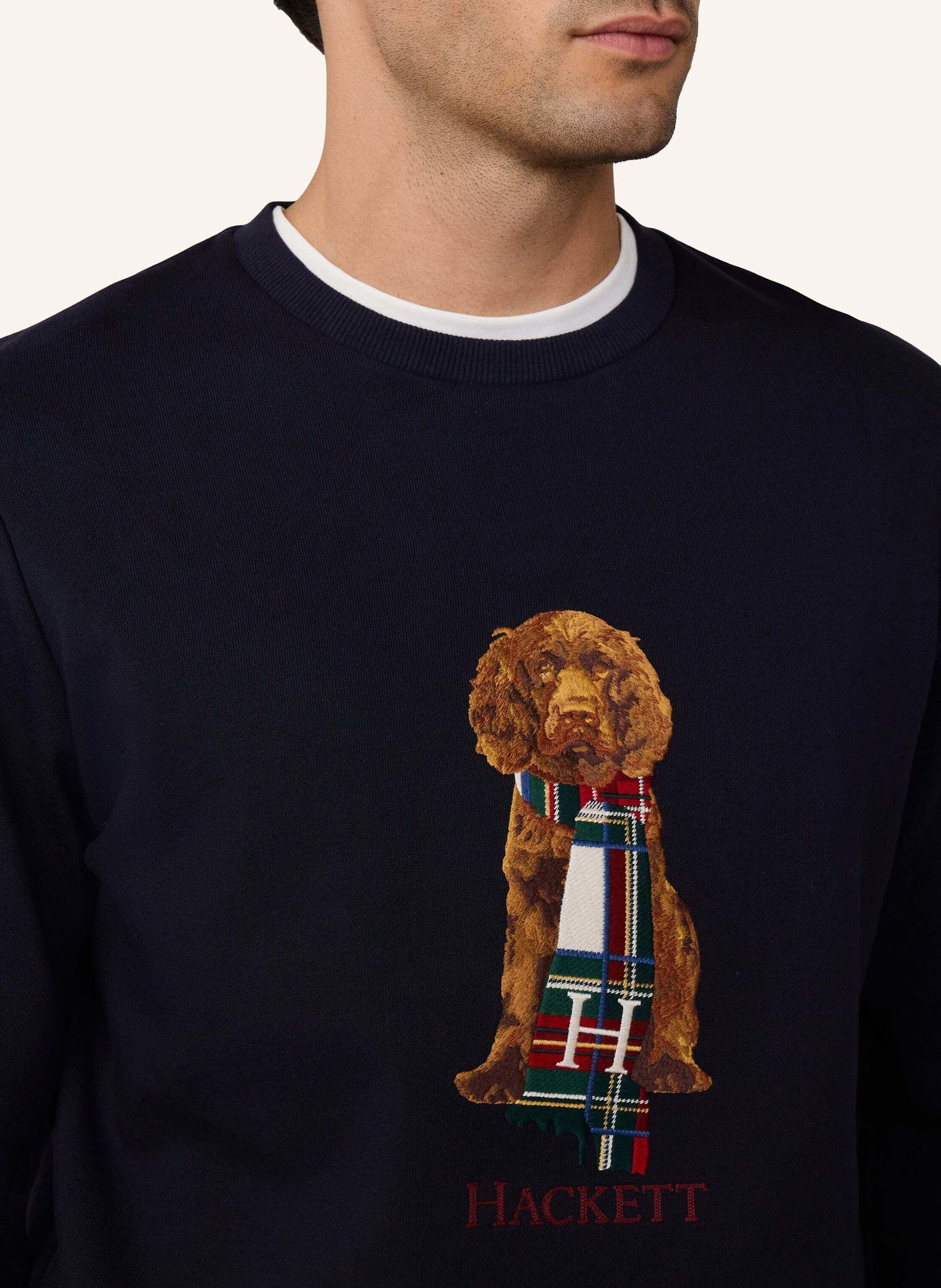 Thumbnail - Hackett London Sweatshirt Heritage Harry Crew blau