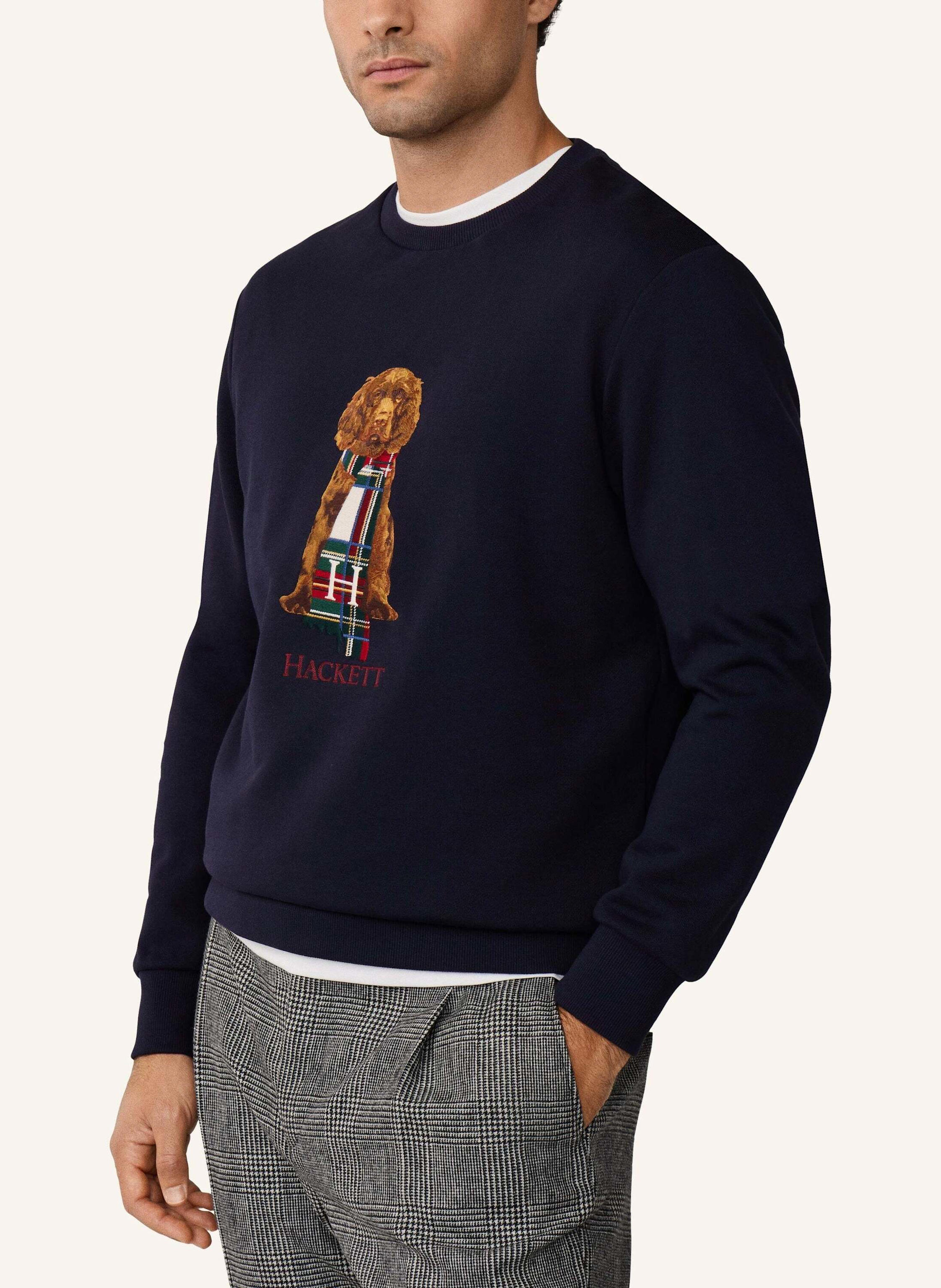 Thumbnail - Hackett London Sweatshirt Heritage Harry Crew blau