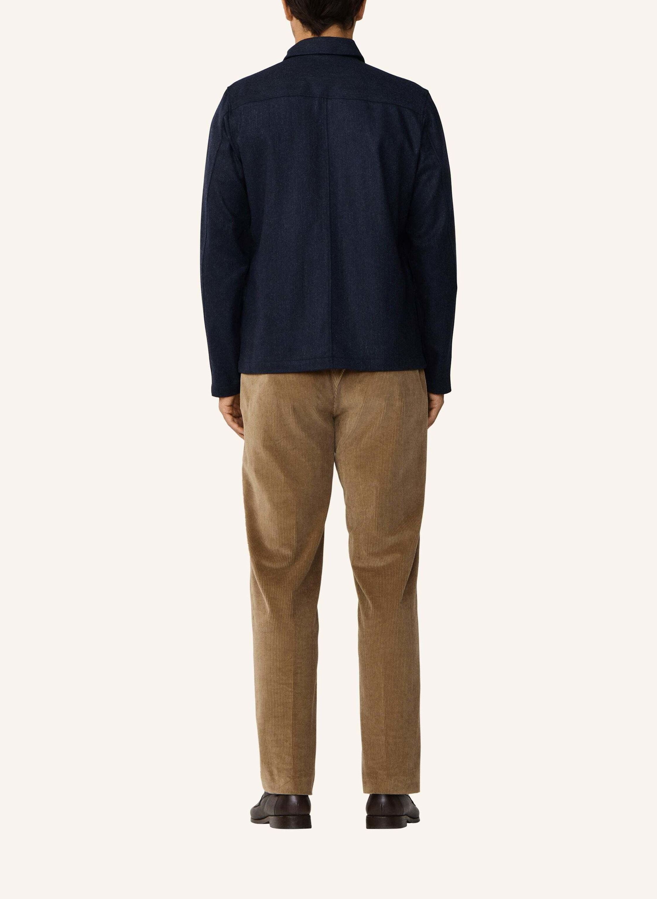 Thumbnail - Hackett London Fieldjacket Hbone Flan Overshirt blau