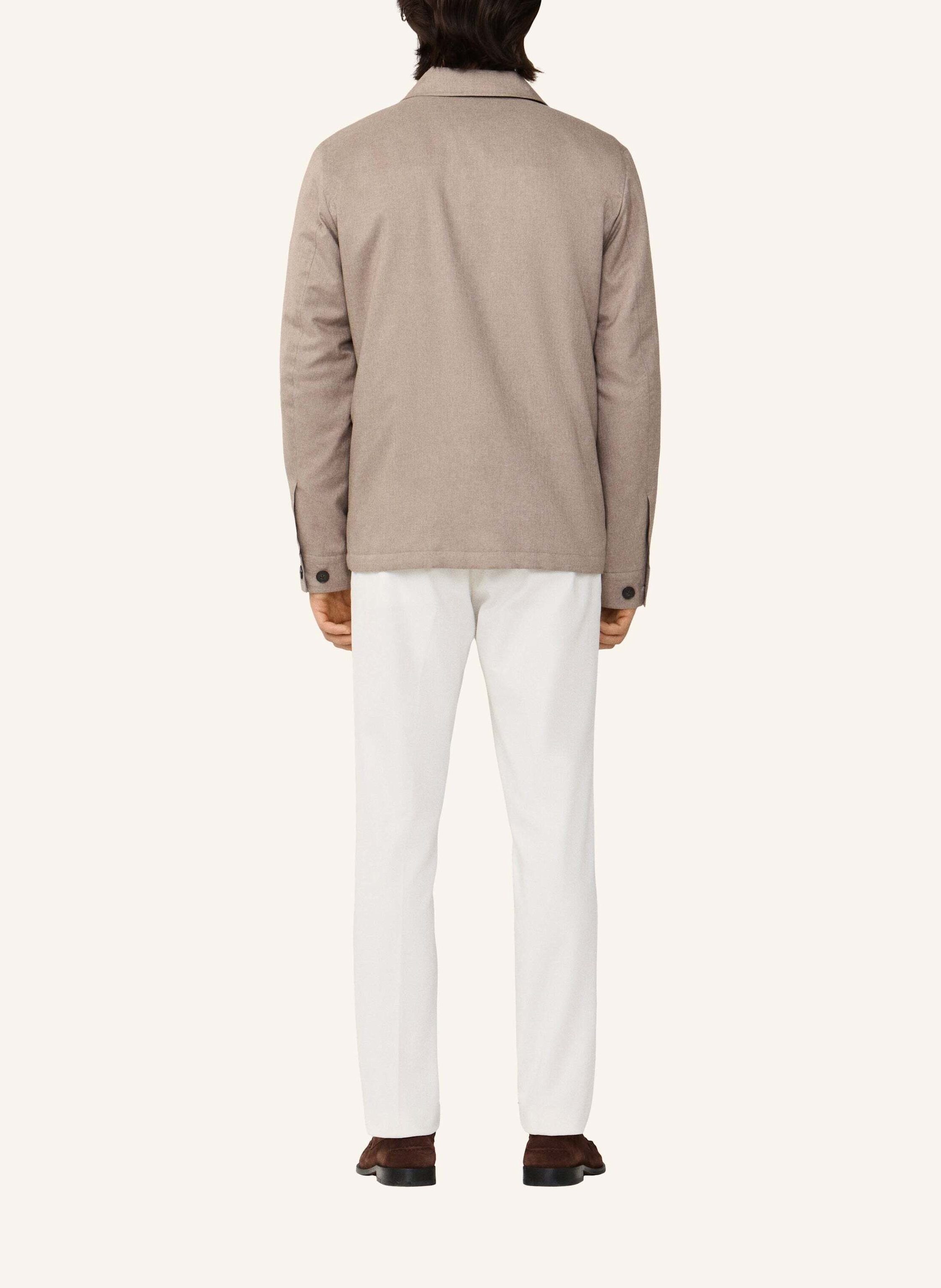 Thumbnail - Hackett London Fieldjacket Herringbone Shacket braun