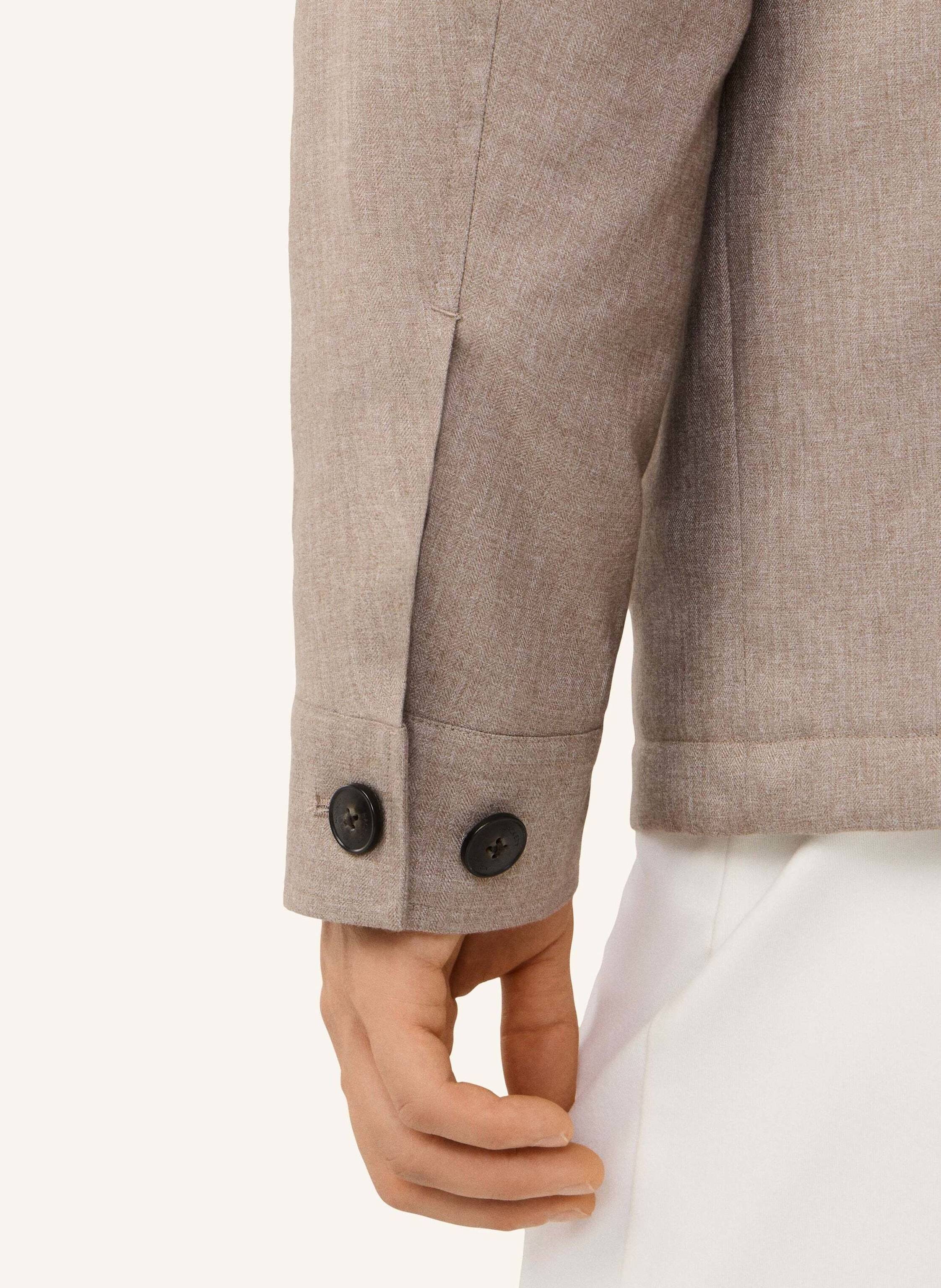 Thumbnail - Hackett London Fieldjacket Herringbone Shacket braun