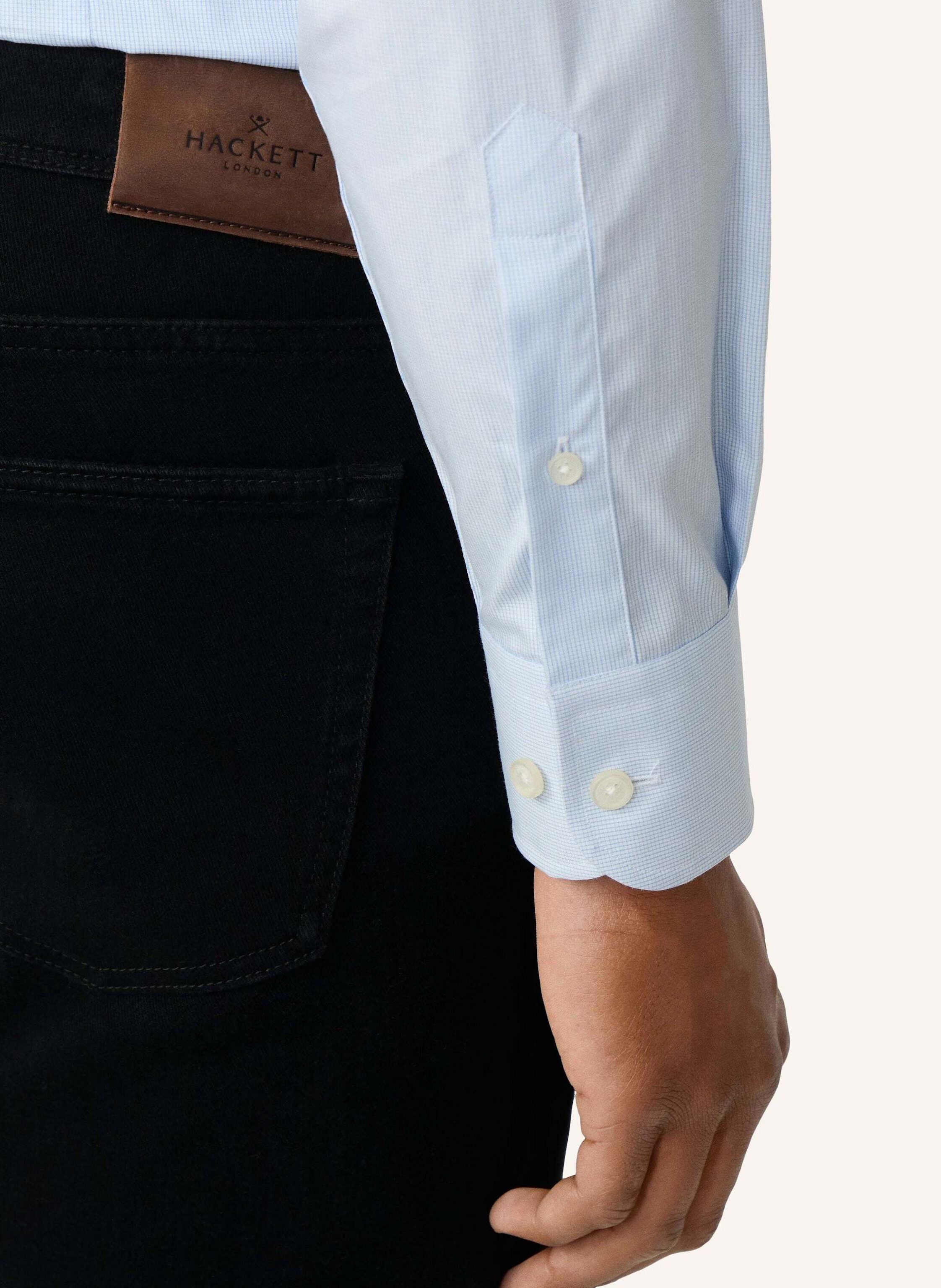 Thumbnail - Hackett London Freizeithemd Magic Shirt Check blau