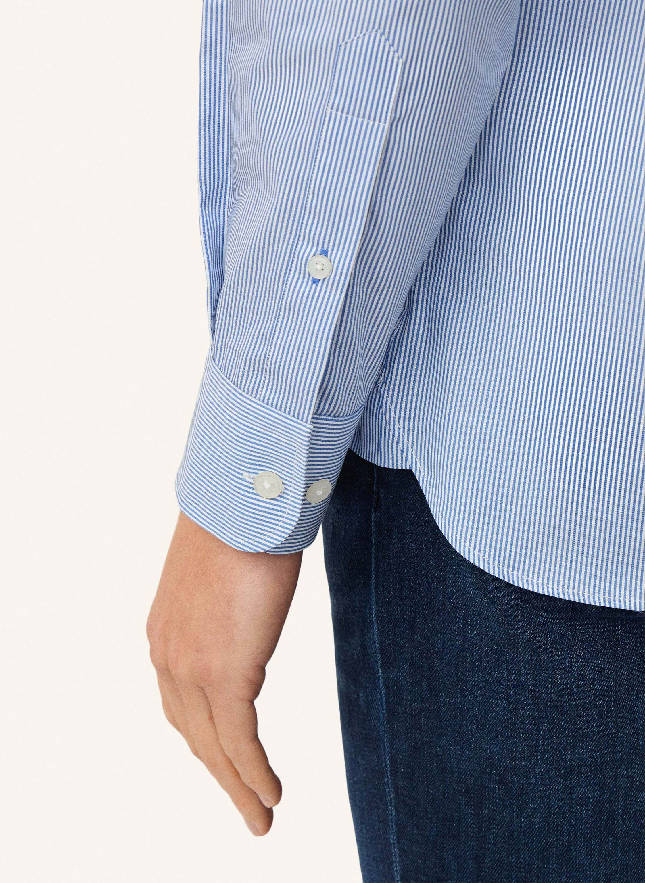 Thumbnail - Hackett London Freizeithemd Bengal Eng Str blau