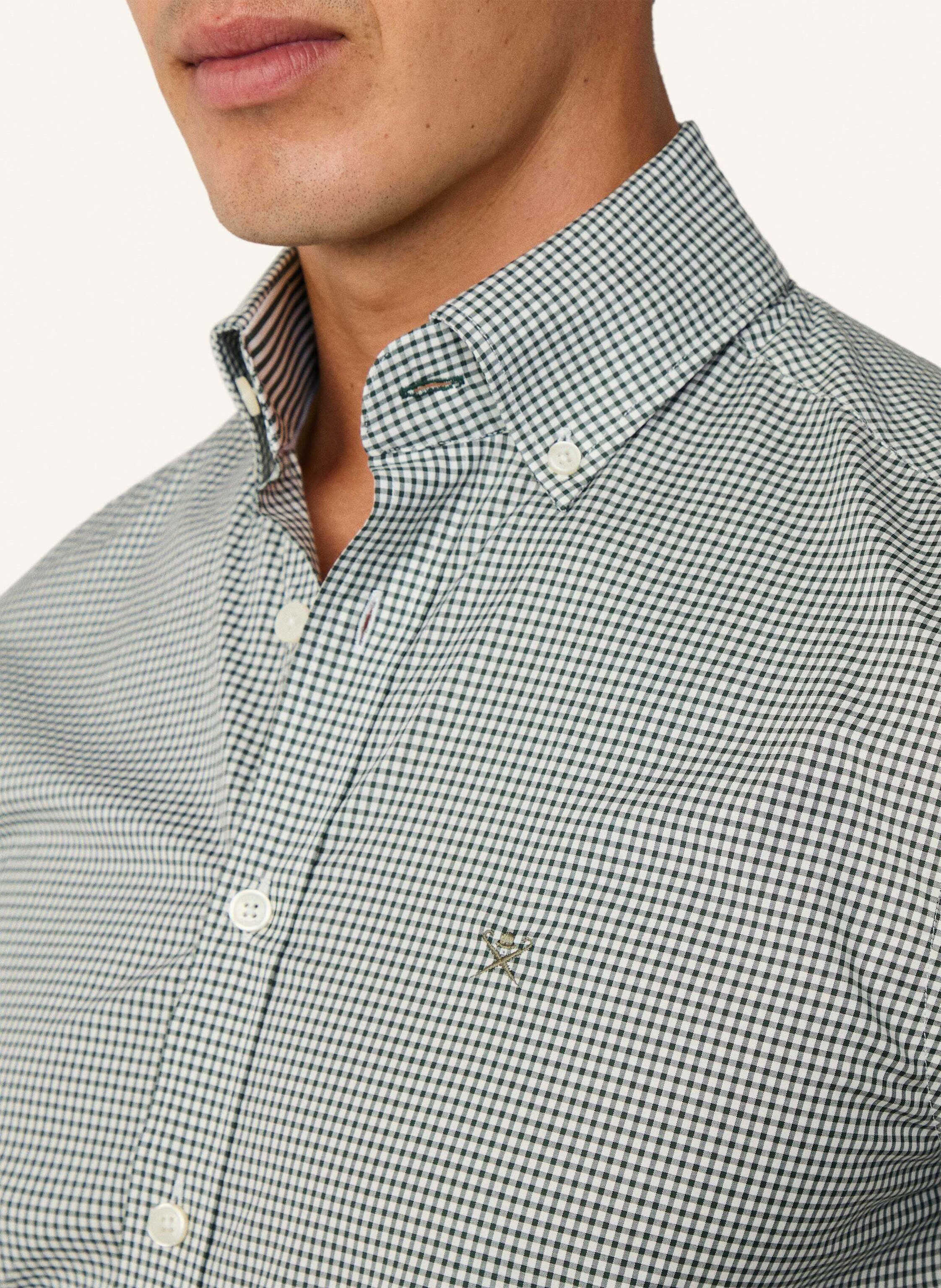 Thumbnail - Hackett London Freizeithemd Ess Gingham gruen