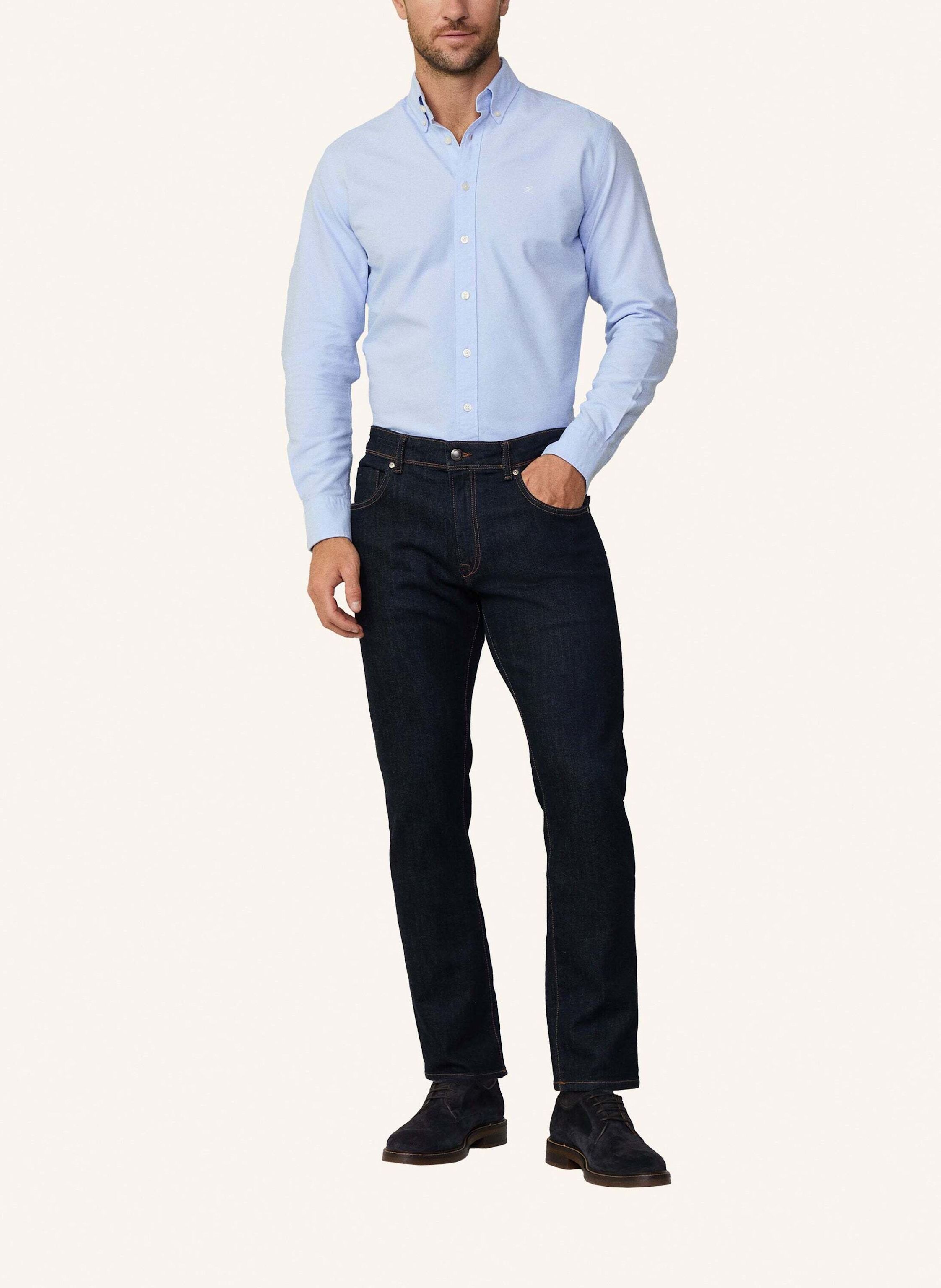 Thumbnail - Hackett London Oxfordhemd Slim Fit blau