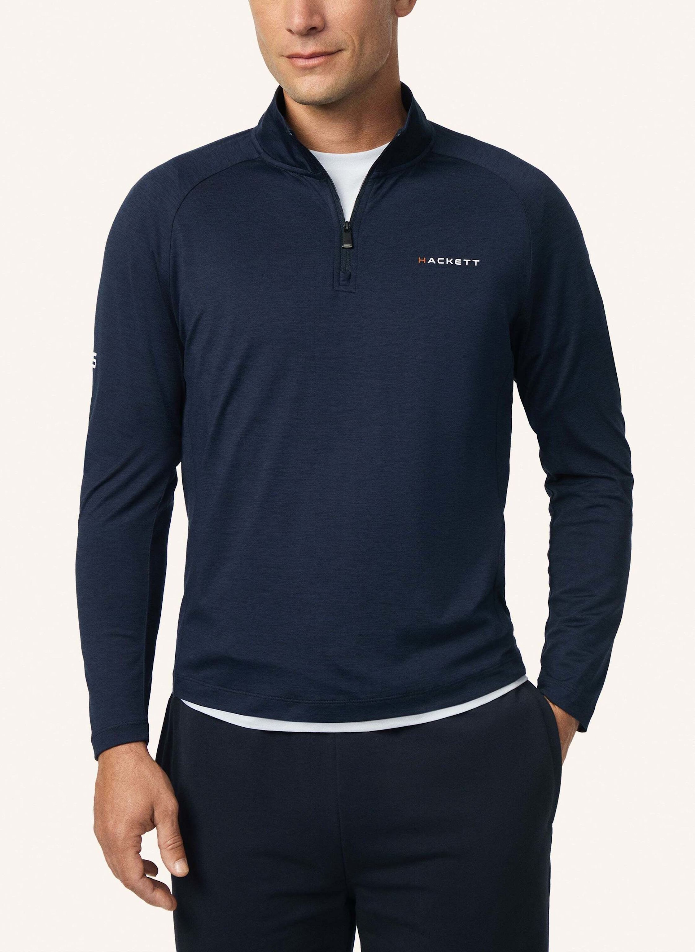 Thumbnail - Hackett London Poloshirt Hs Strike Qtr Hz blau