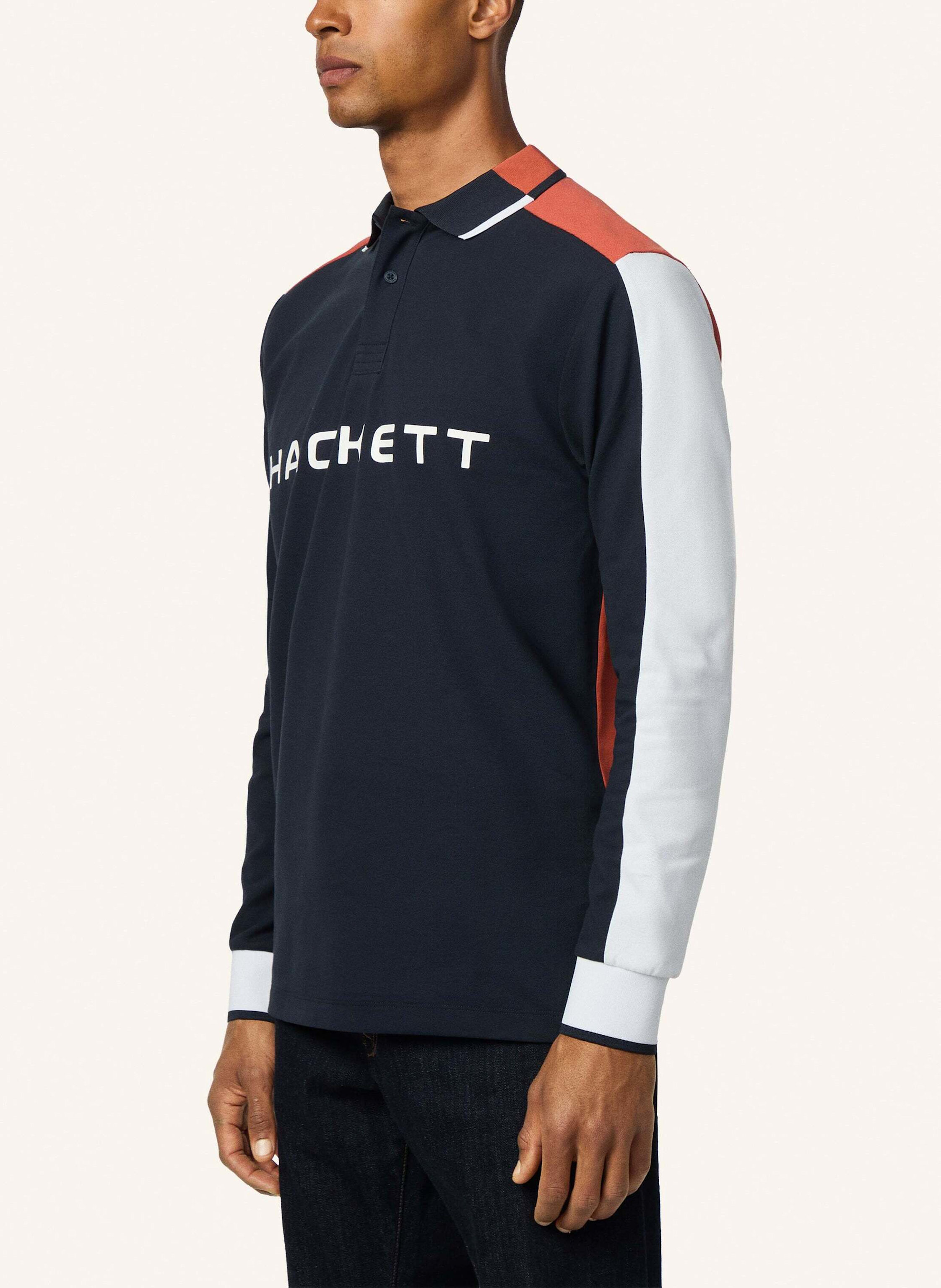 Thumbnail - Hackett London Poloshirt Hs Multi Ls blau