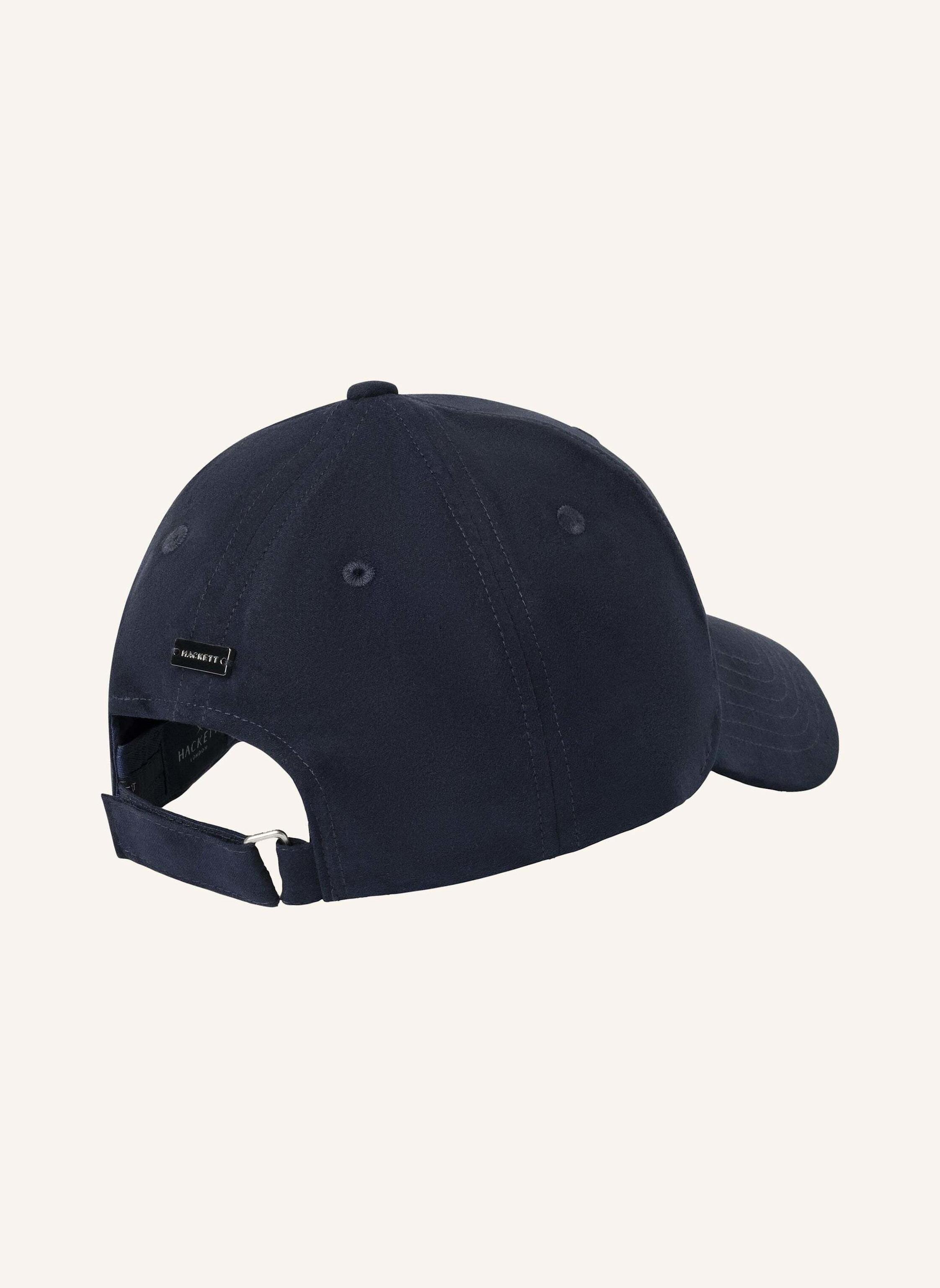 Thumbnail - Hackett London Cap Suede Cap blau
